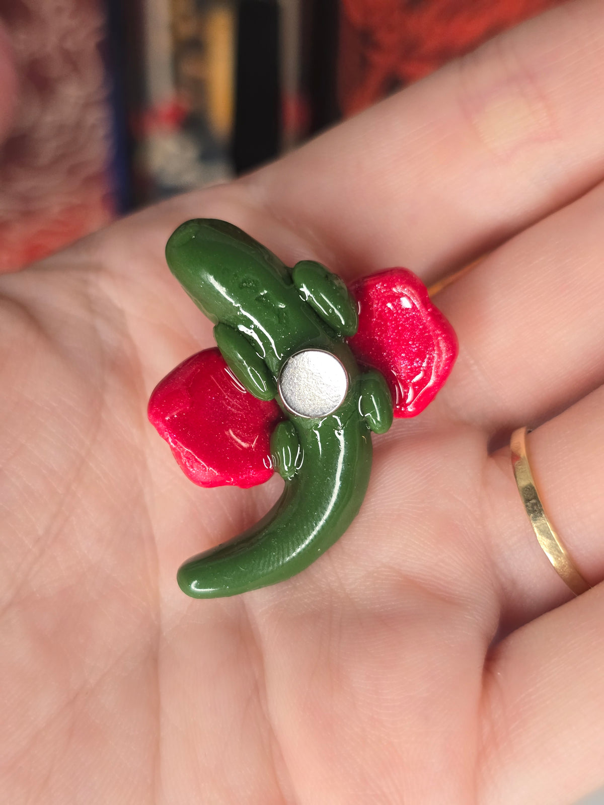 Greenleaf The Dragon Clay Magnet