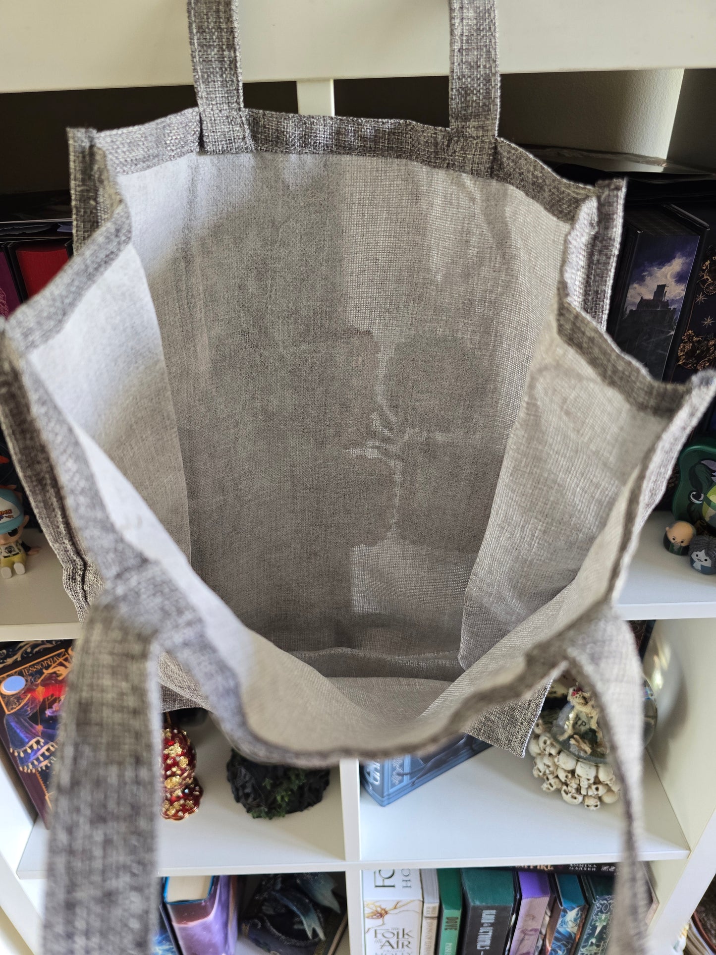 Dead Readers Club Linen Tote Bag