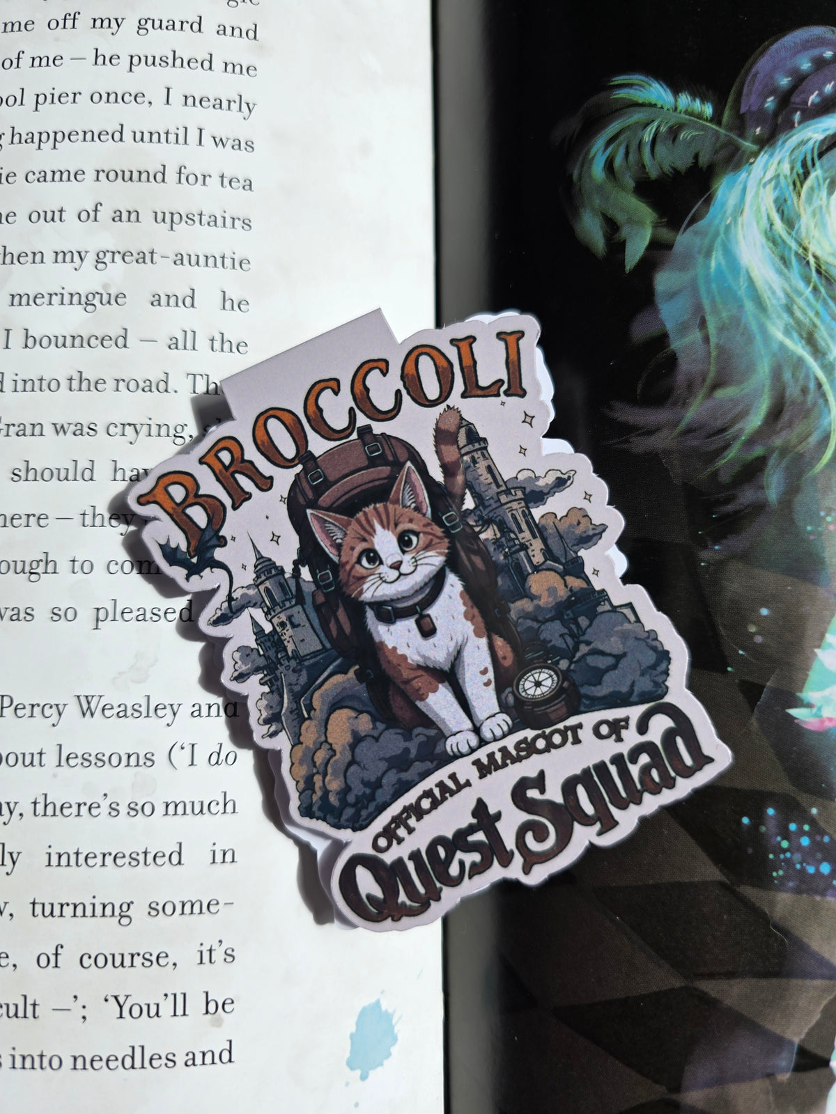 Broccoli Magnetic Bookmark