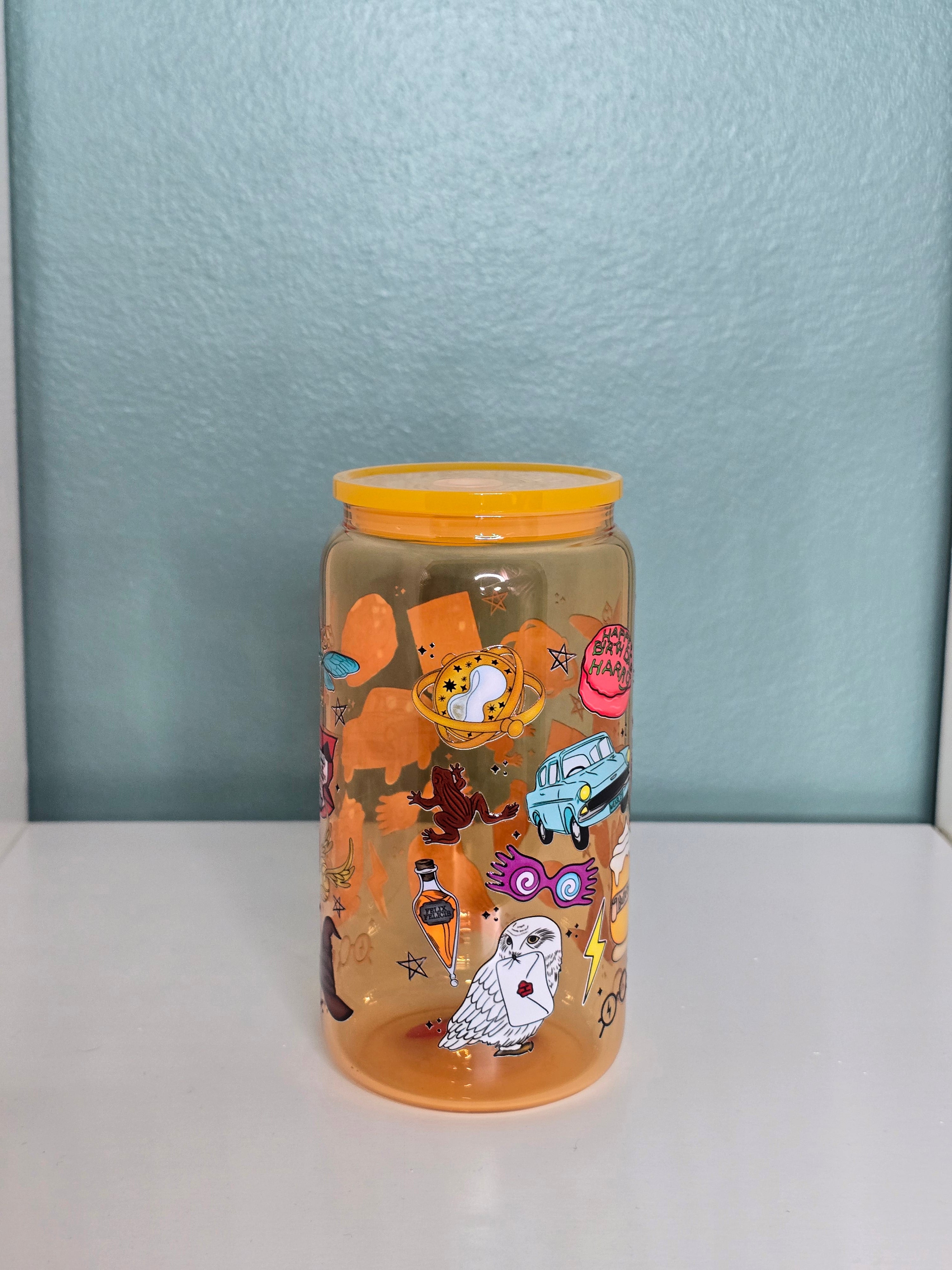Wizard 16oz Glass Tumbler