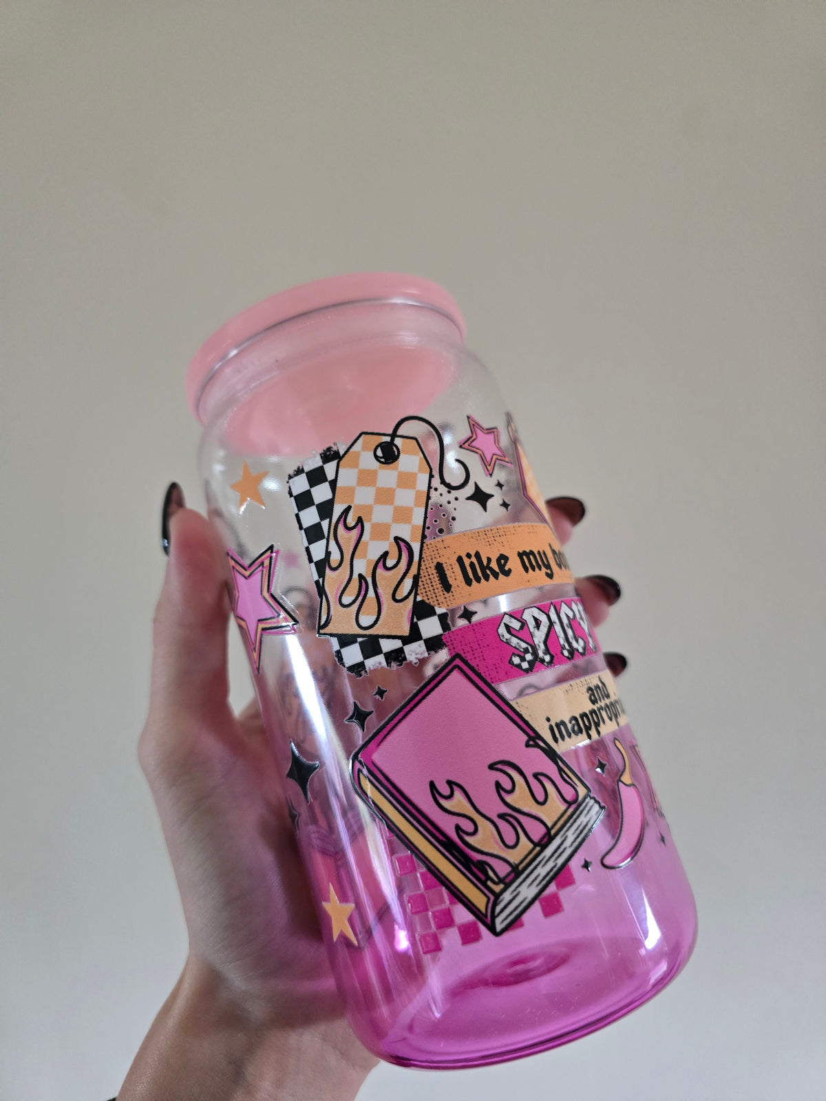 I Like My Books Spicey 16oz Acrylic Tumbler