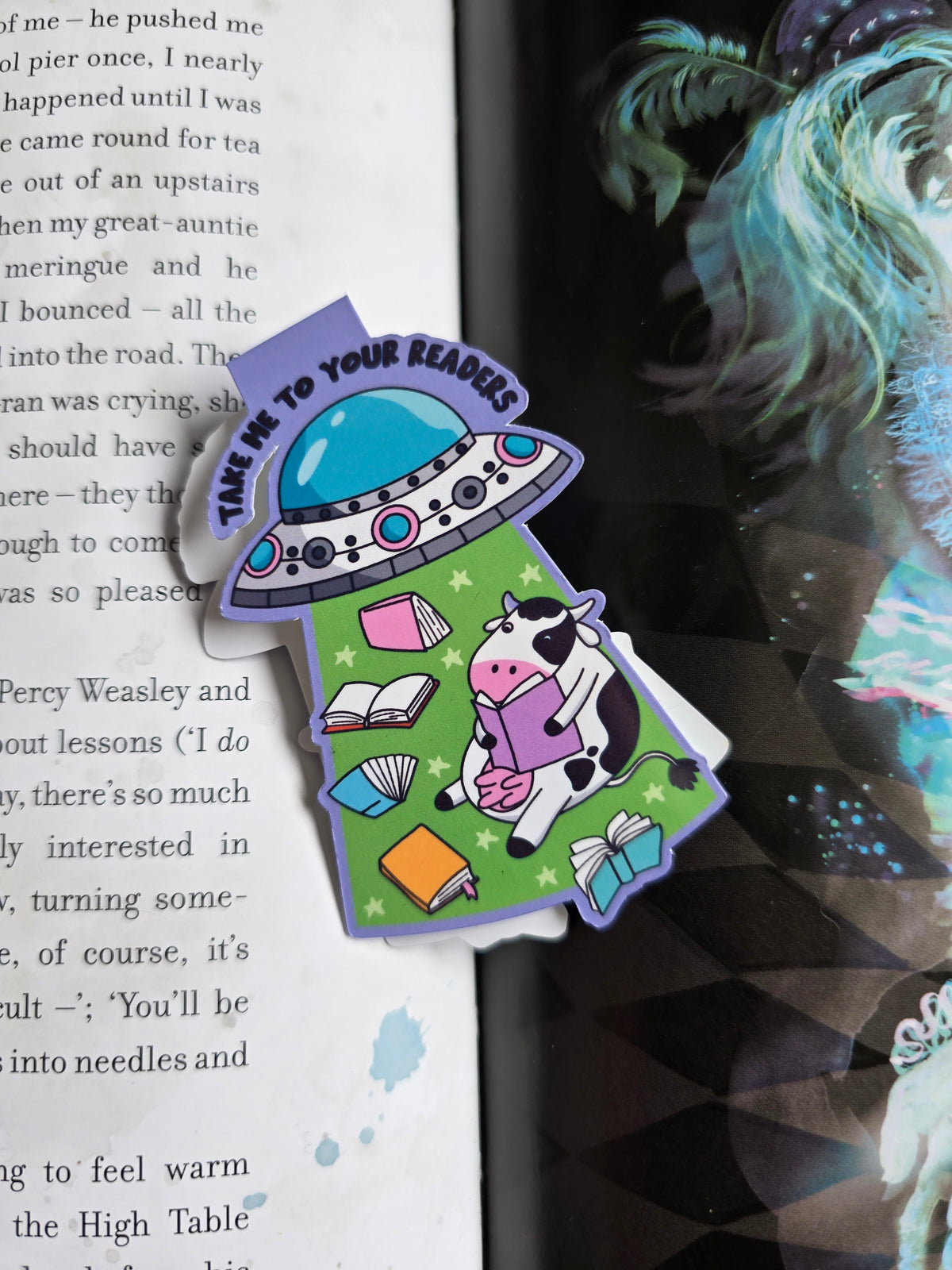 Take Me To Your Readers Magnetic Bookmark