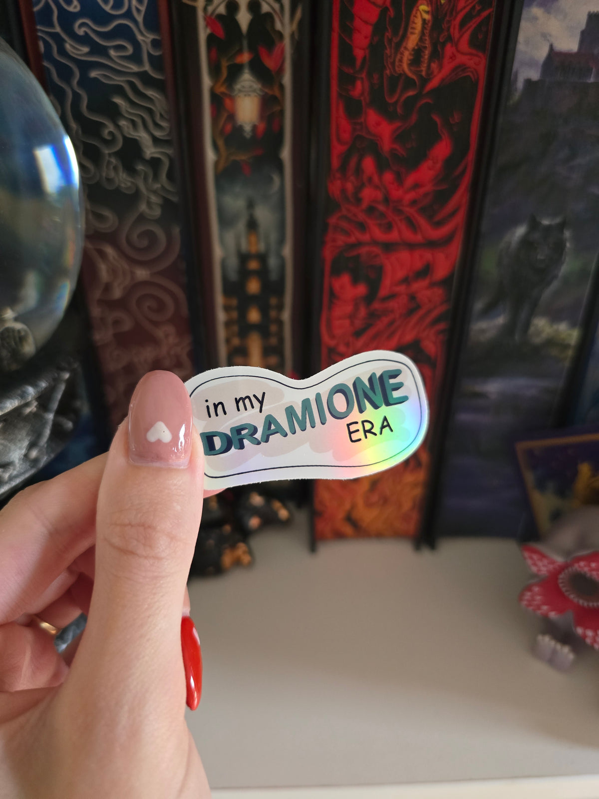 In My Dramione Era Clear holographic Vinyl Sticker
