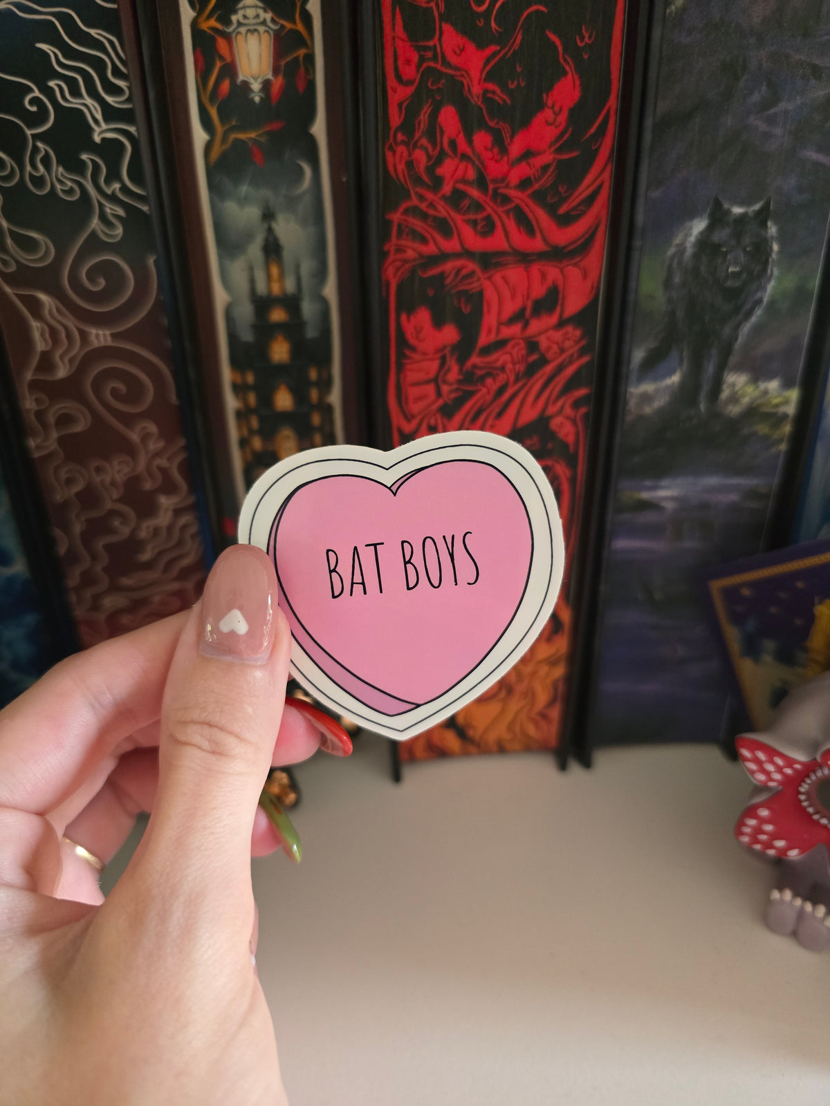 Bat Boys Clear holographic Vinyl Sticker