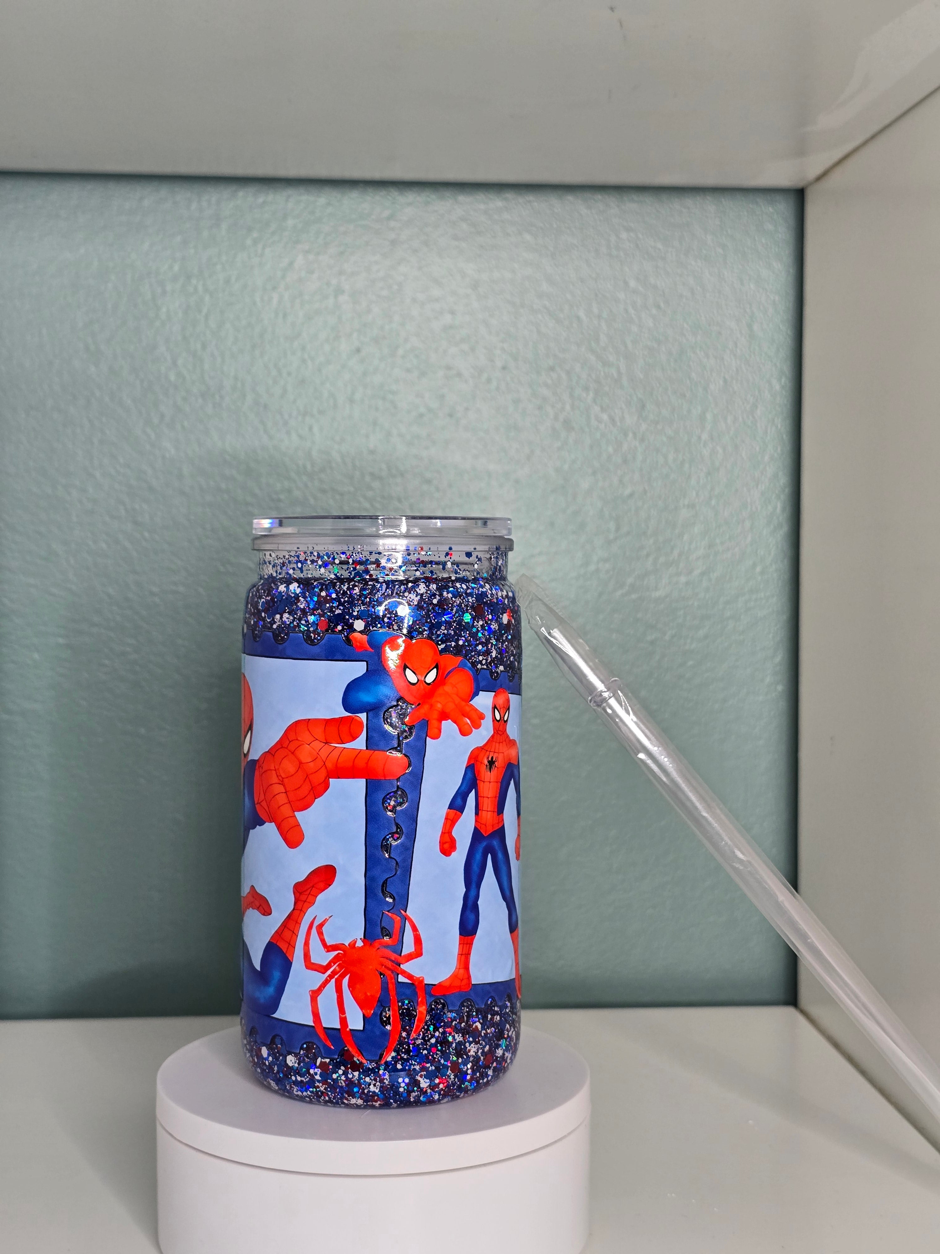 Spider 16oz Acrylic snowglobe tumbler