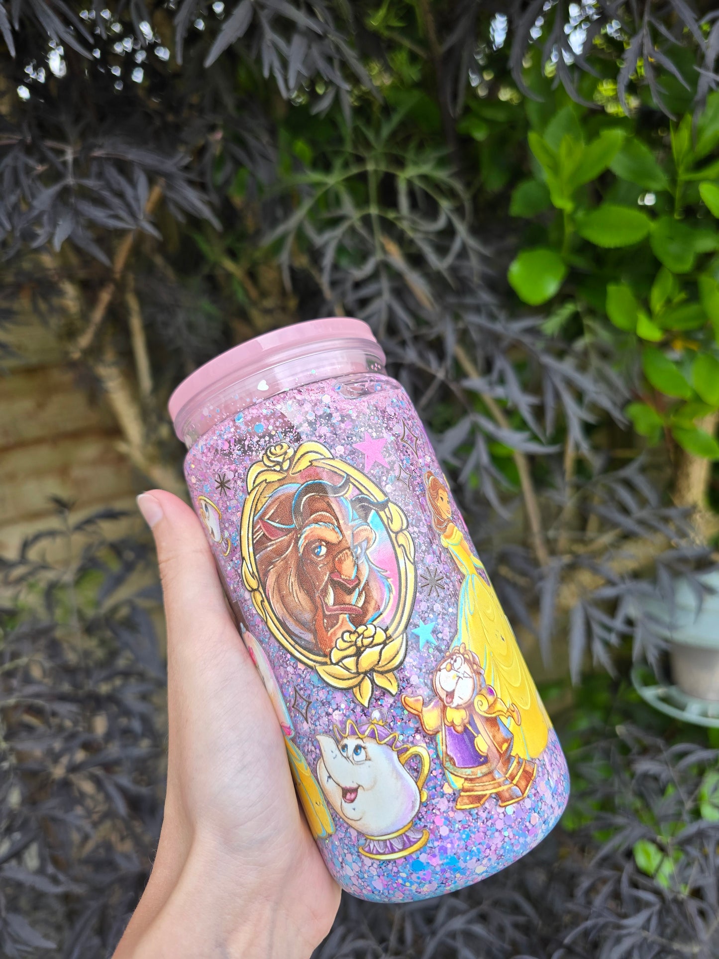 BATB 16oz Acrylic Snowglobe Tumbler