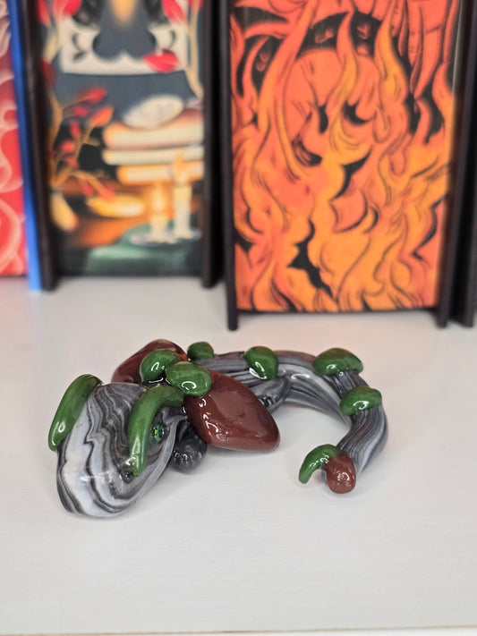 Under The Leaves Dragon Polymer Clay
