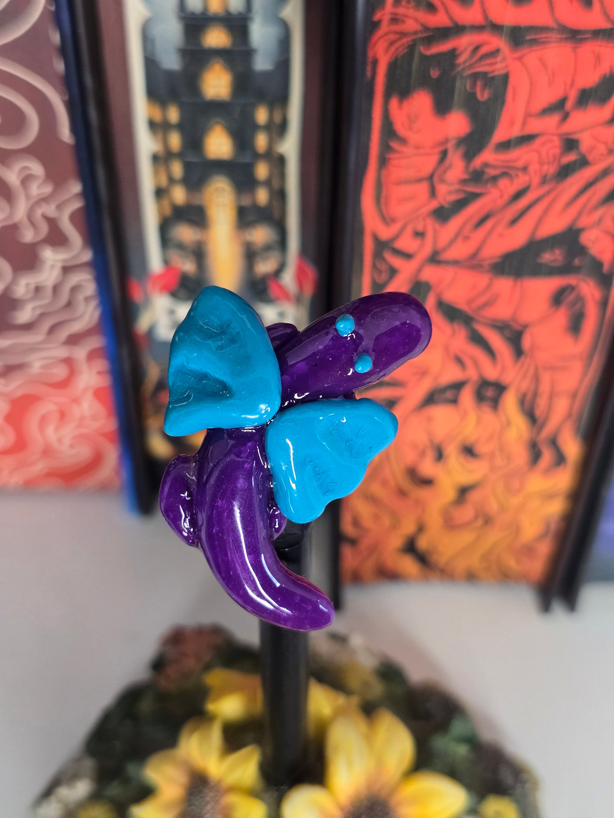Coral The Dragon Clay Magnet