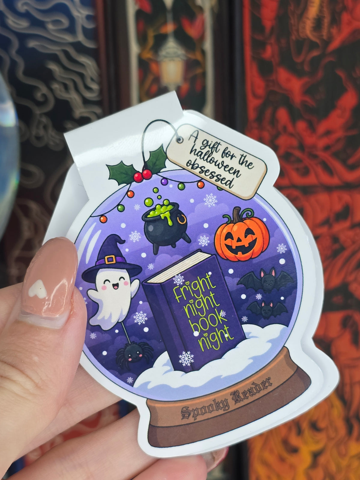 Spooky Reader Magnetic Bookmark