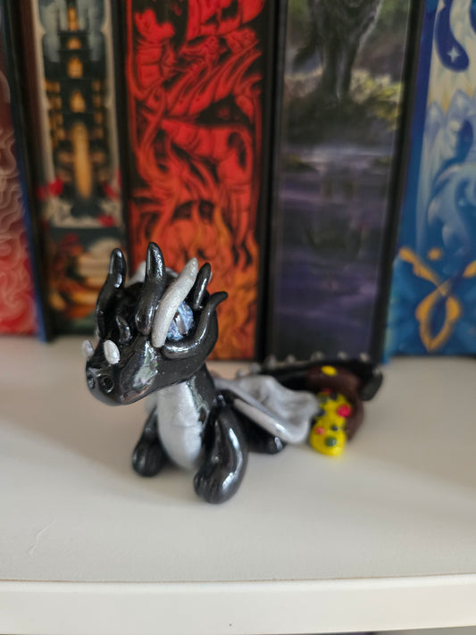 Dragulff The Grey Dragon Polymer Clay