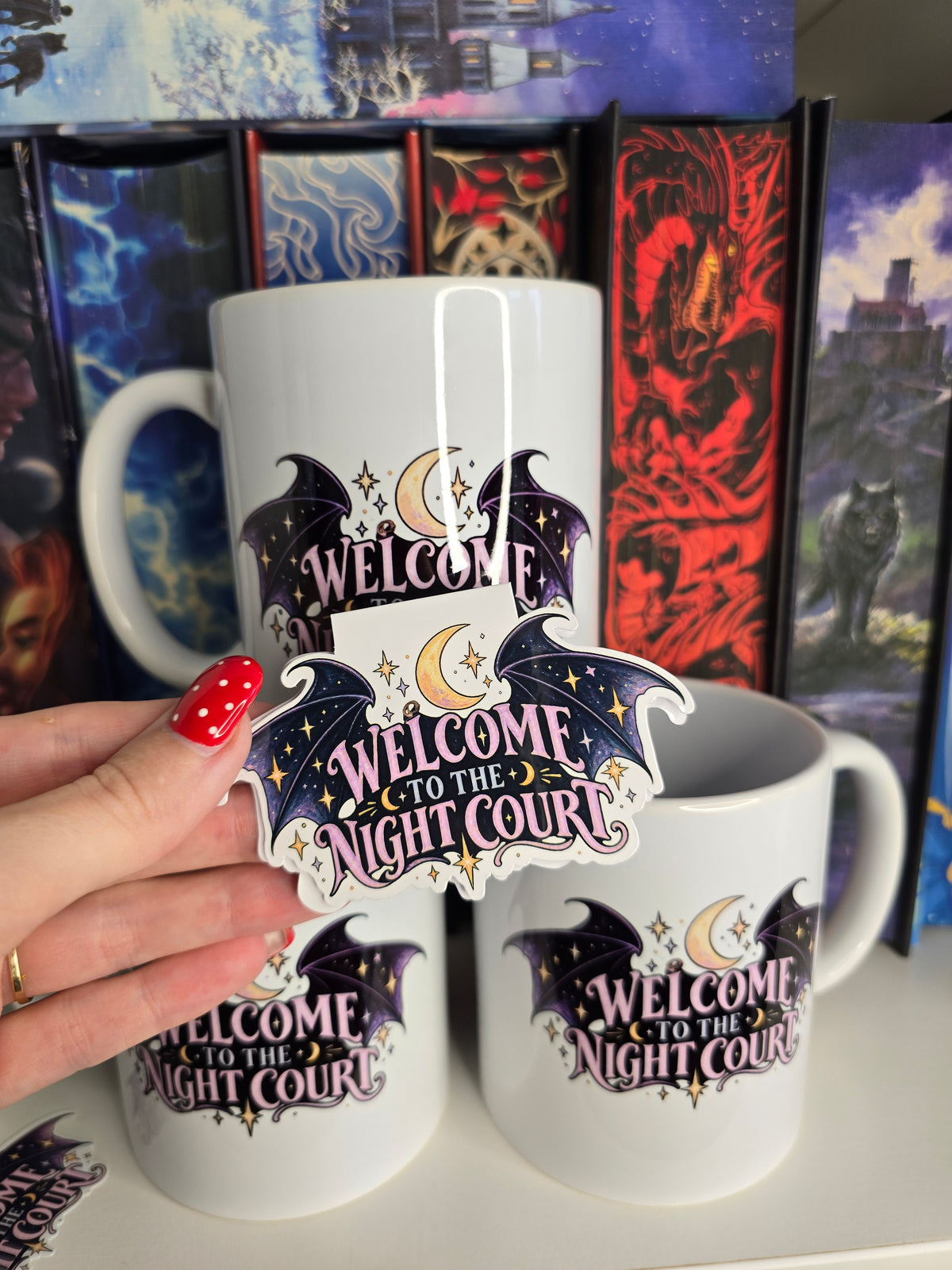 Welcome To The Night Court Magnetic Bookmark