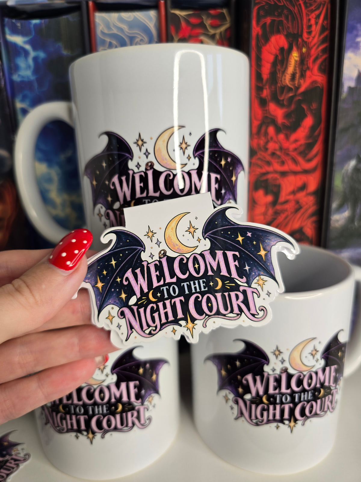 Welcome To The Night Court Magnetic Bookmark