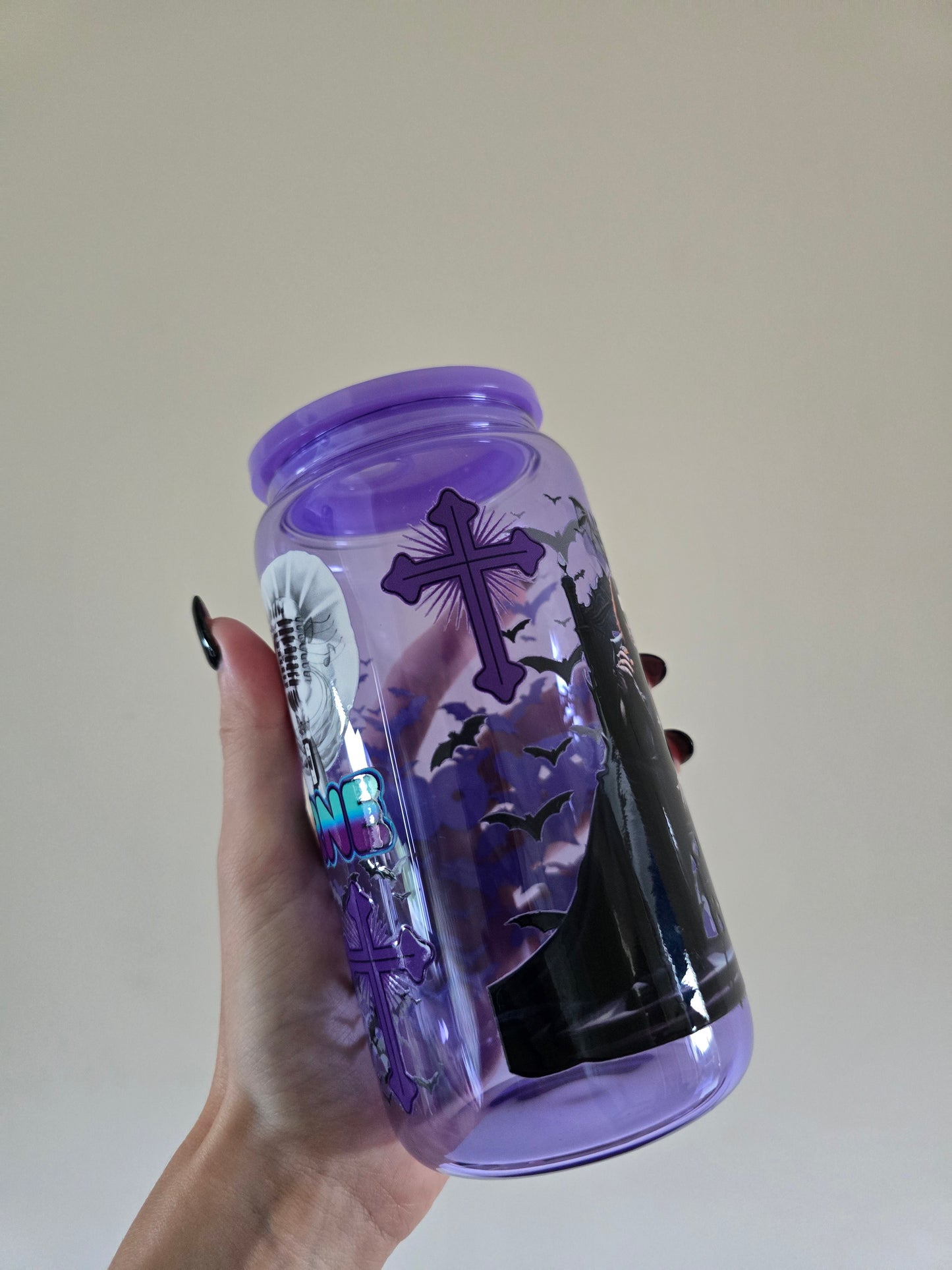 Darkness 16oz Glass Tumbler