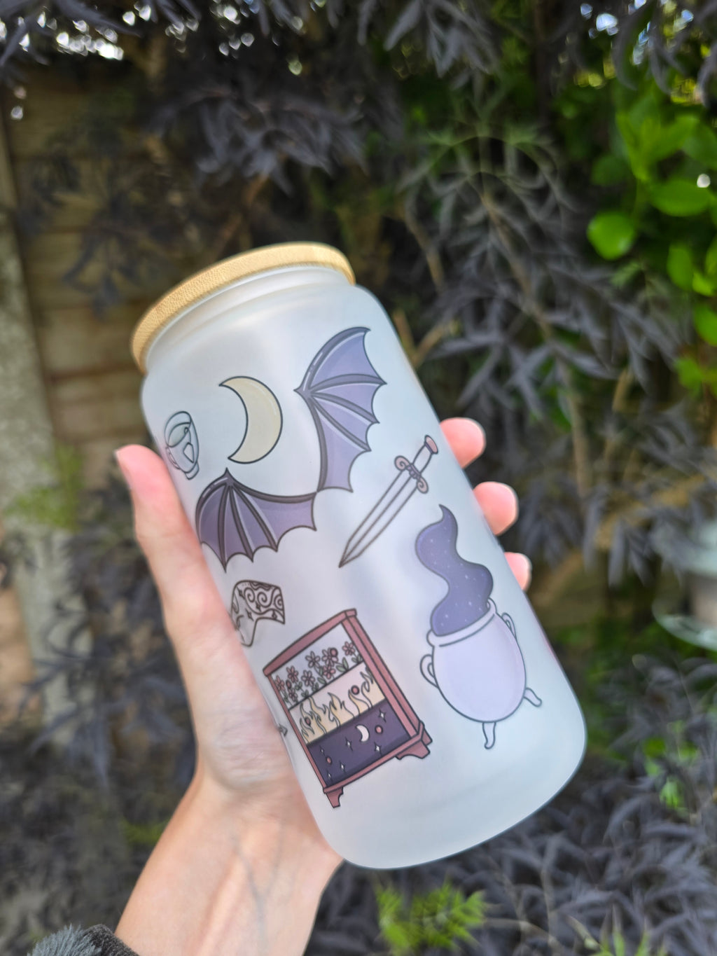 Acotar 16oz Frosted Glass Tumbler