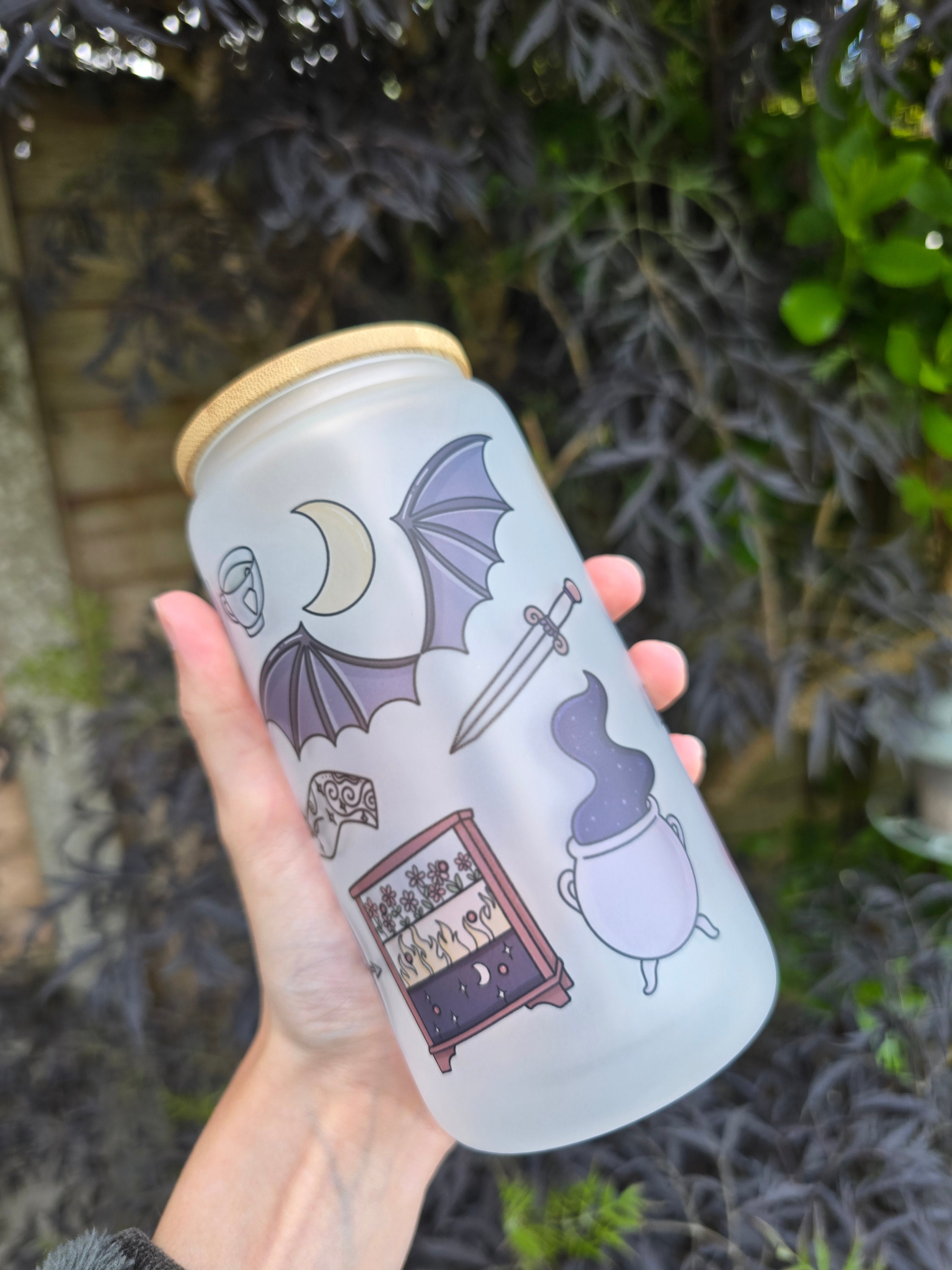 Acotar 16oz Frosted Glass Tumbler