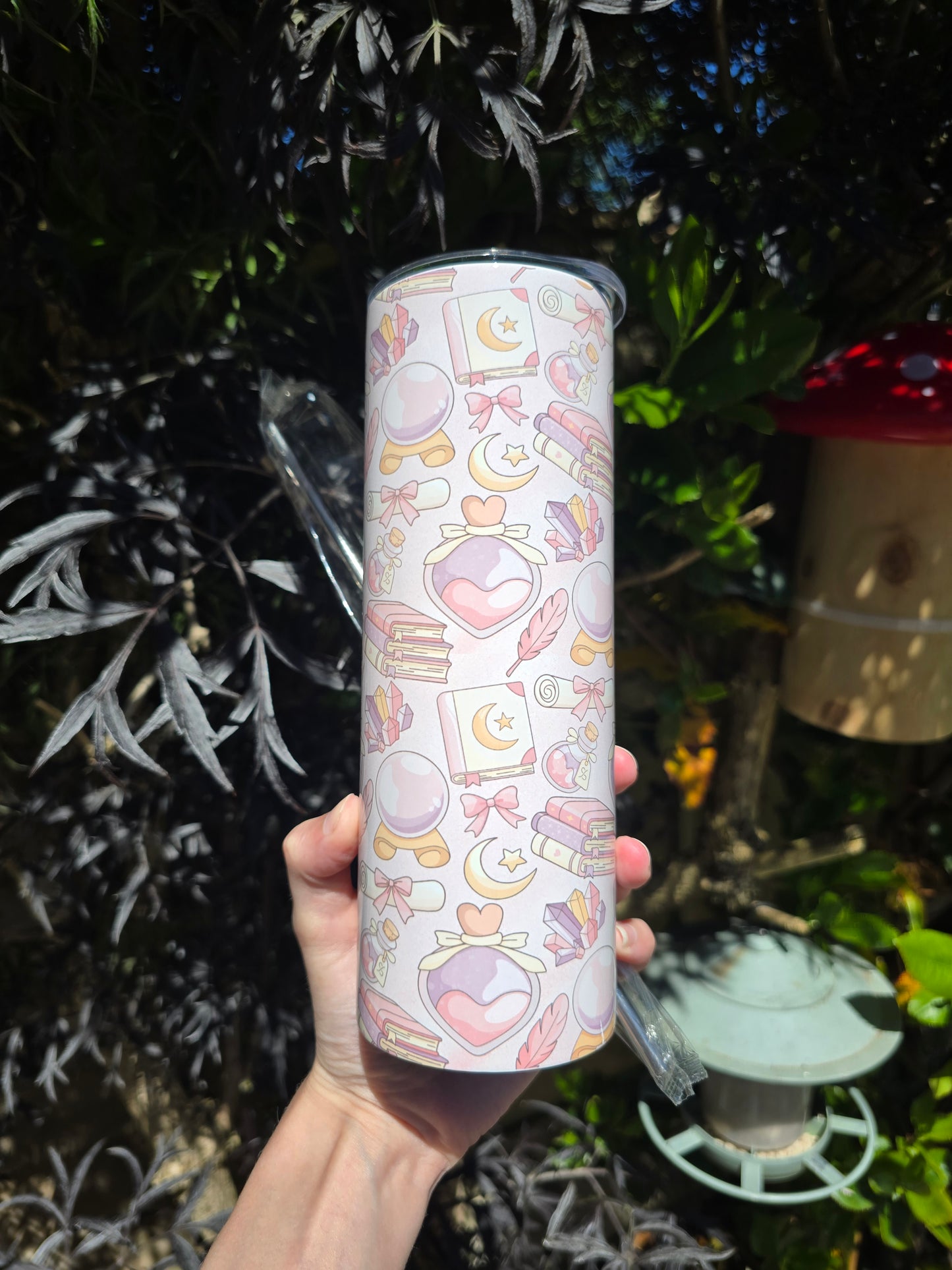 Whimsical Bookish 20oz Stainless Steel Tumbler