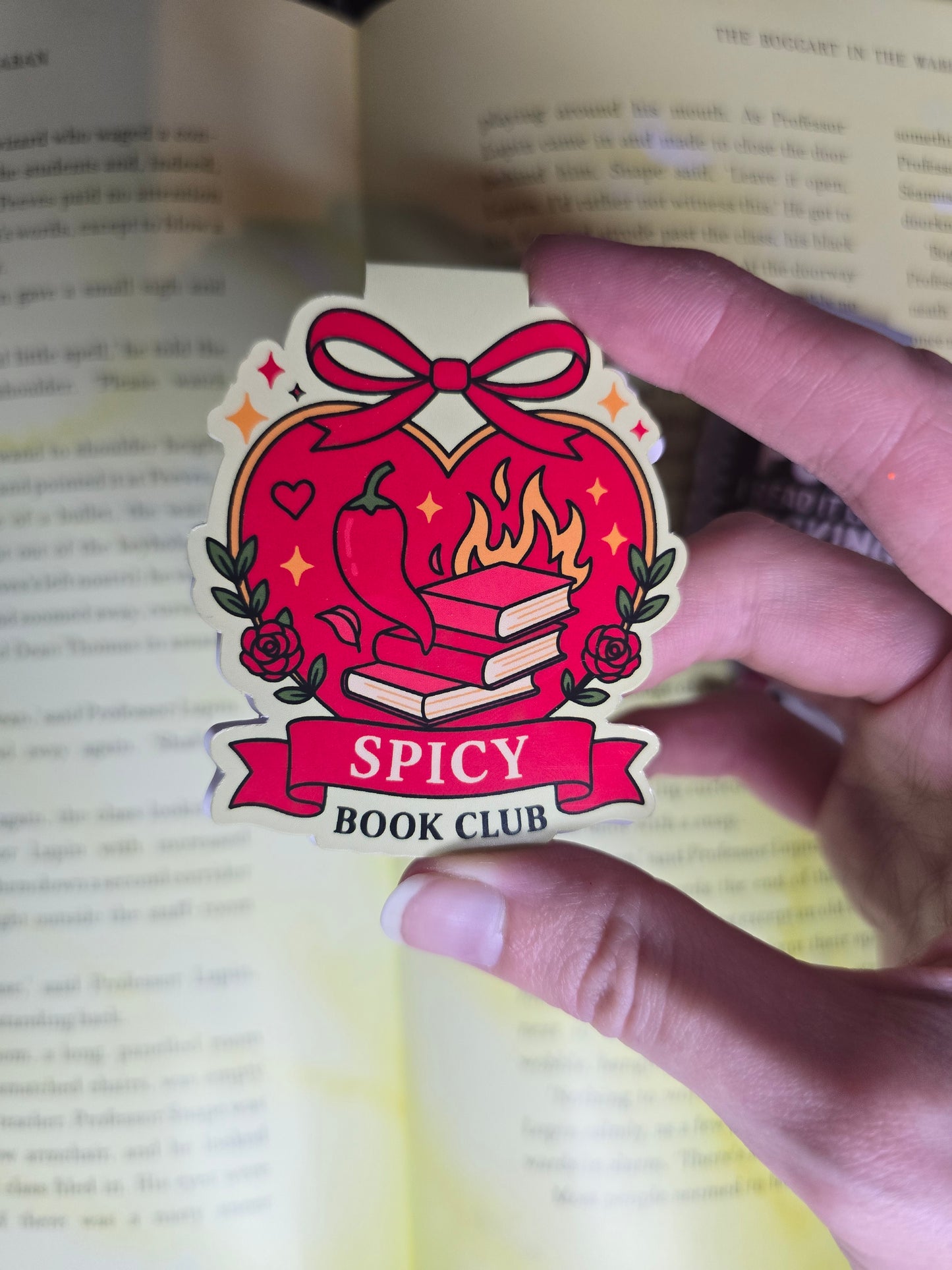 Spicey Romance Magnetic Bookmark