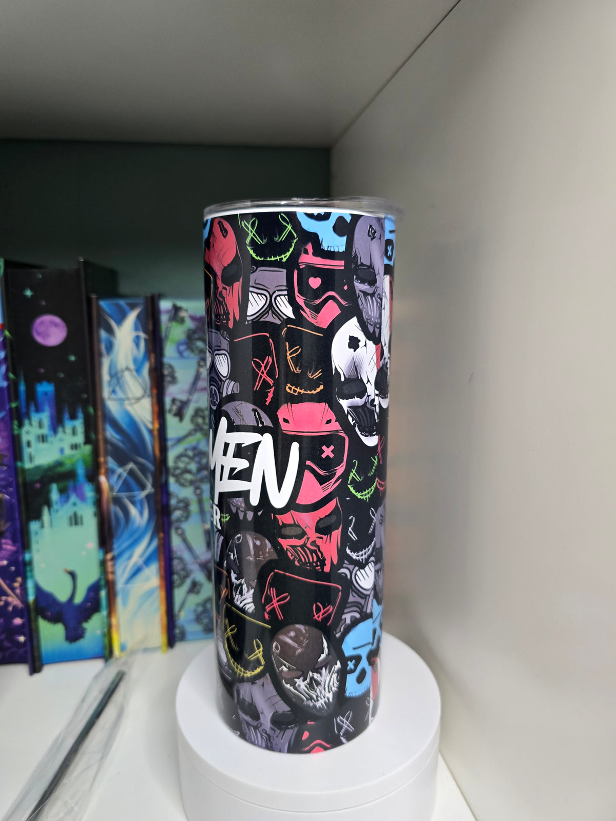 Masked Men Bookish 20oz Stainless Steel Tumbler