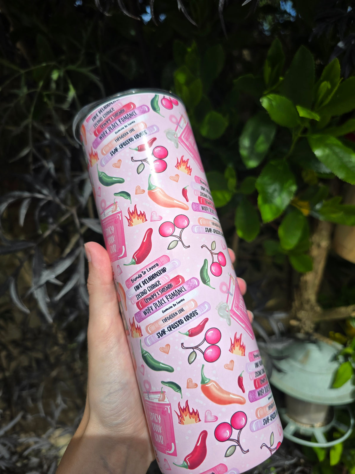 Spicey Book 20oz Stainless Steel Tumbler