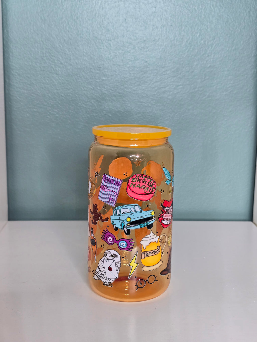 Wizard 16oz Glass Tumbler