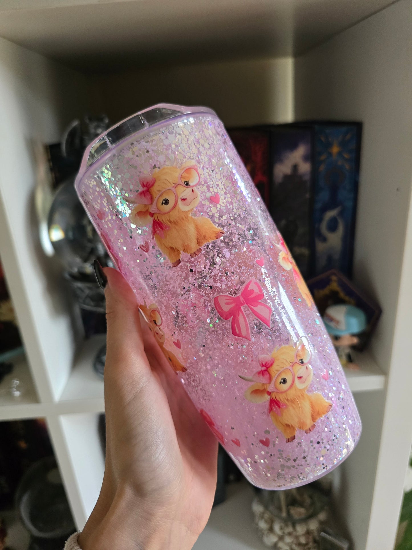 Highland 16oz Acrylic Snowglobe Tumbler