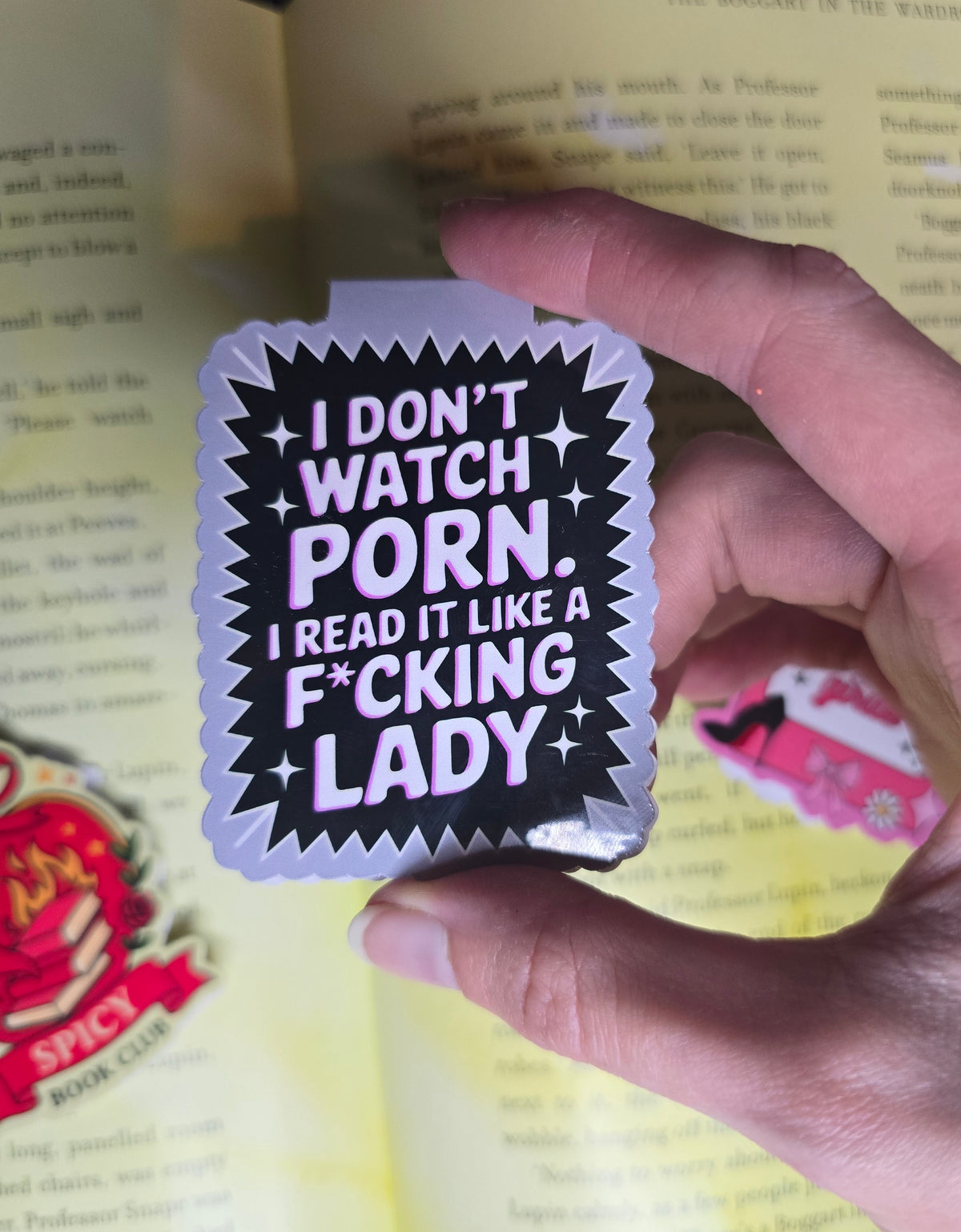I Don't Watch I Read Magnetic Bookmark