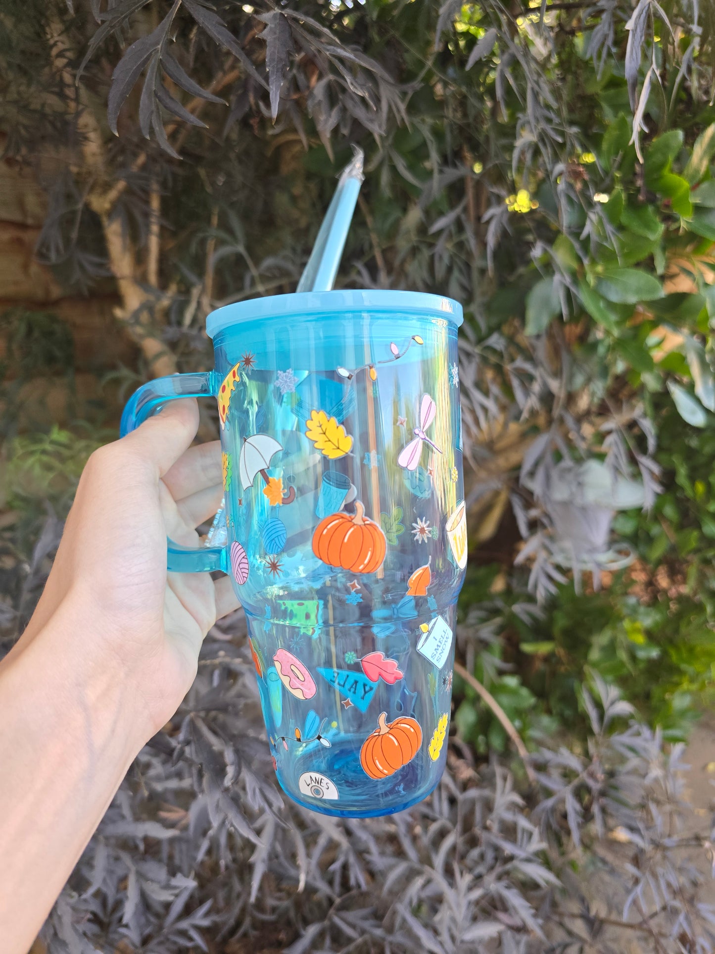 Autumn 20oz Glass Tumbler