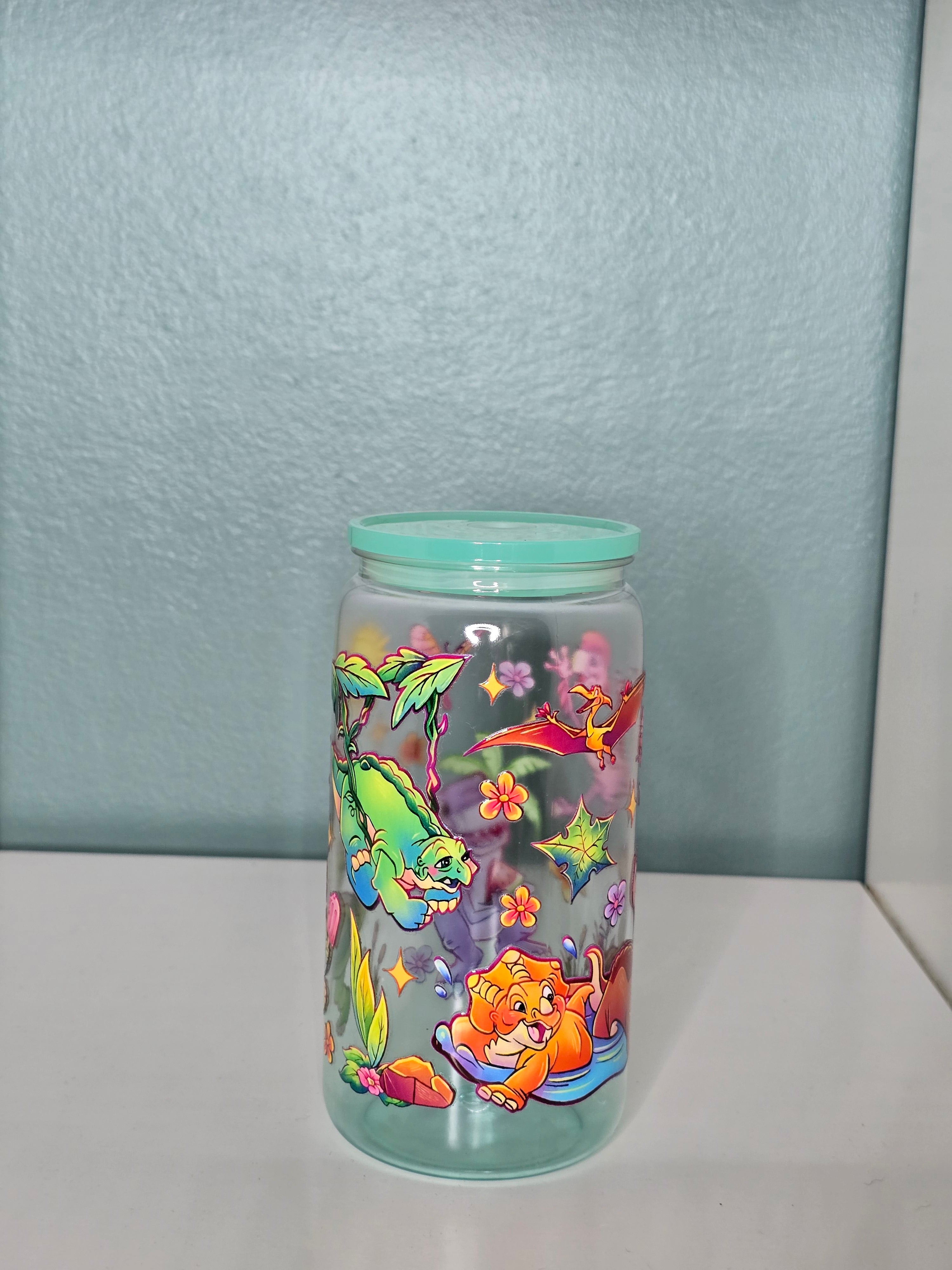 Dinosaur 16oz Acrylic Tumbler