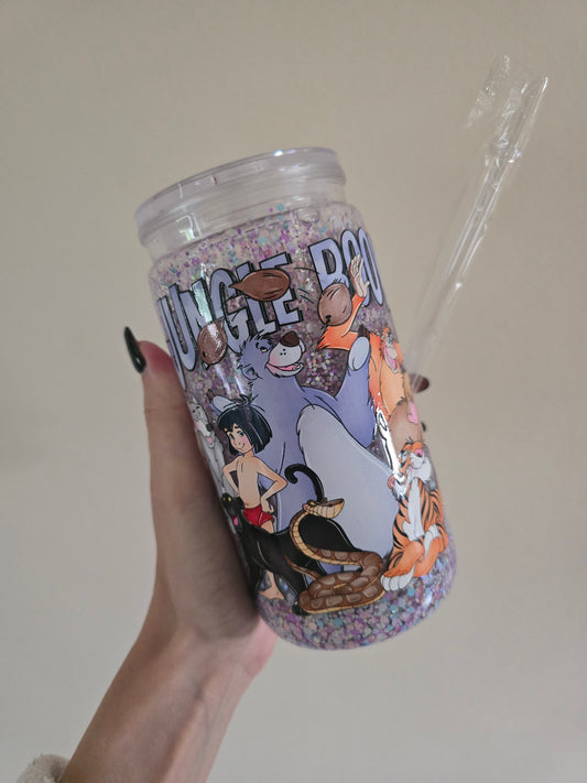 In To The Jungle 16oz Acrylic Snowglobe Tumbler