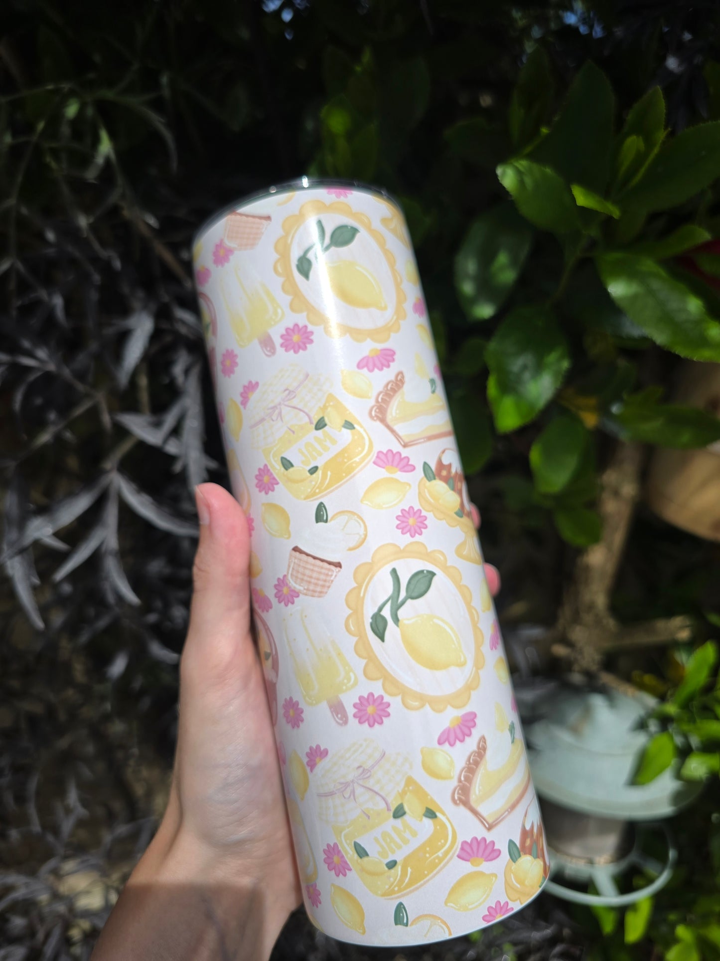 Lemon 20oz Stainless Steel Tumbler