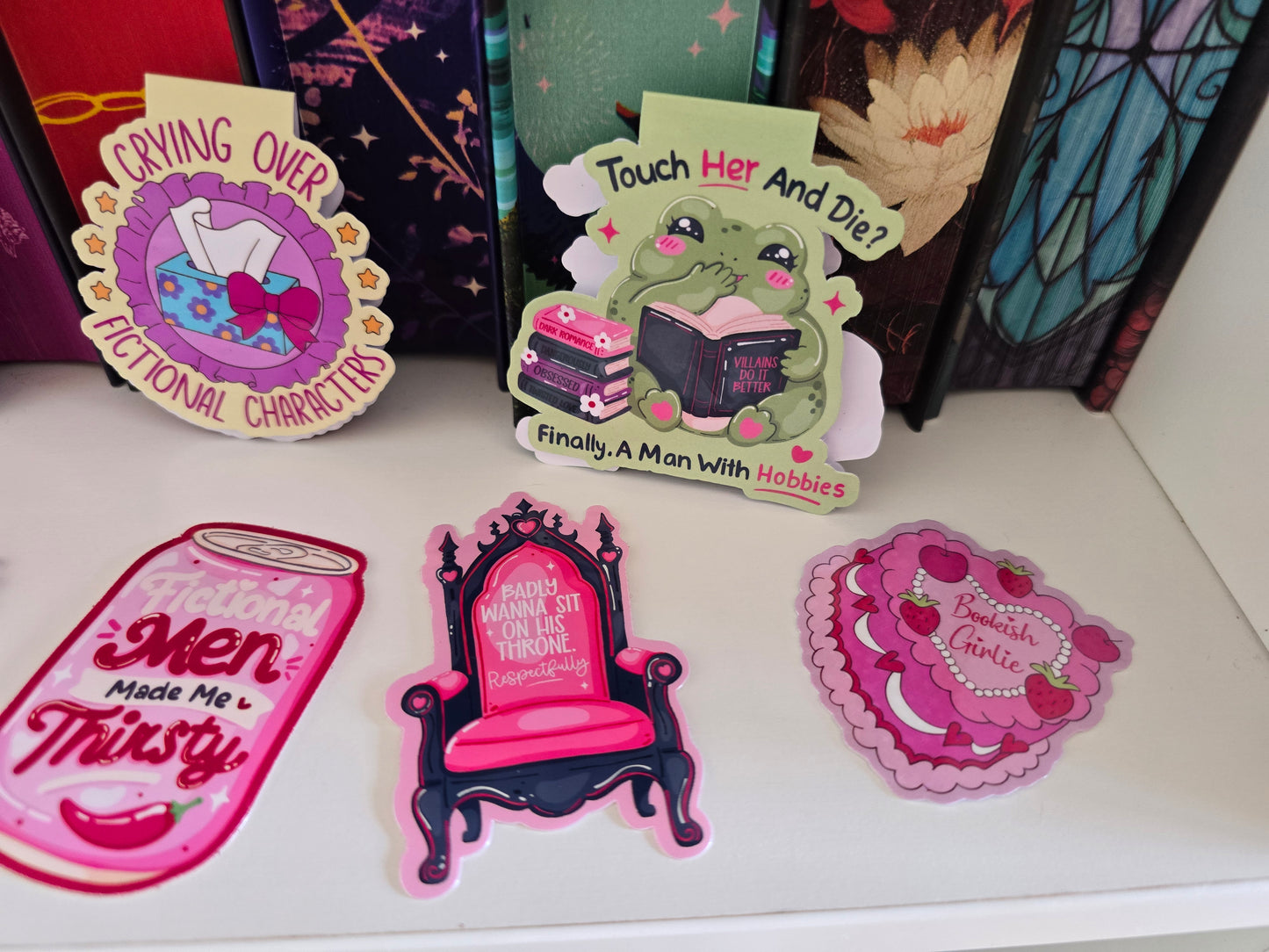 Bookish Bundle Stickers and Magnetic Bookmarks