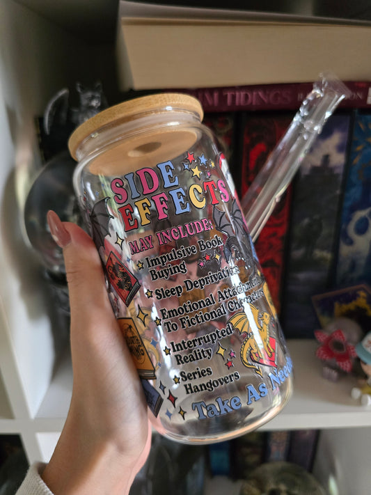 Side Effects 16oz Glass Tumbler
