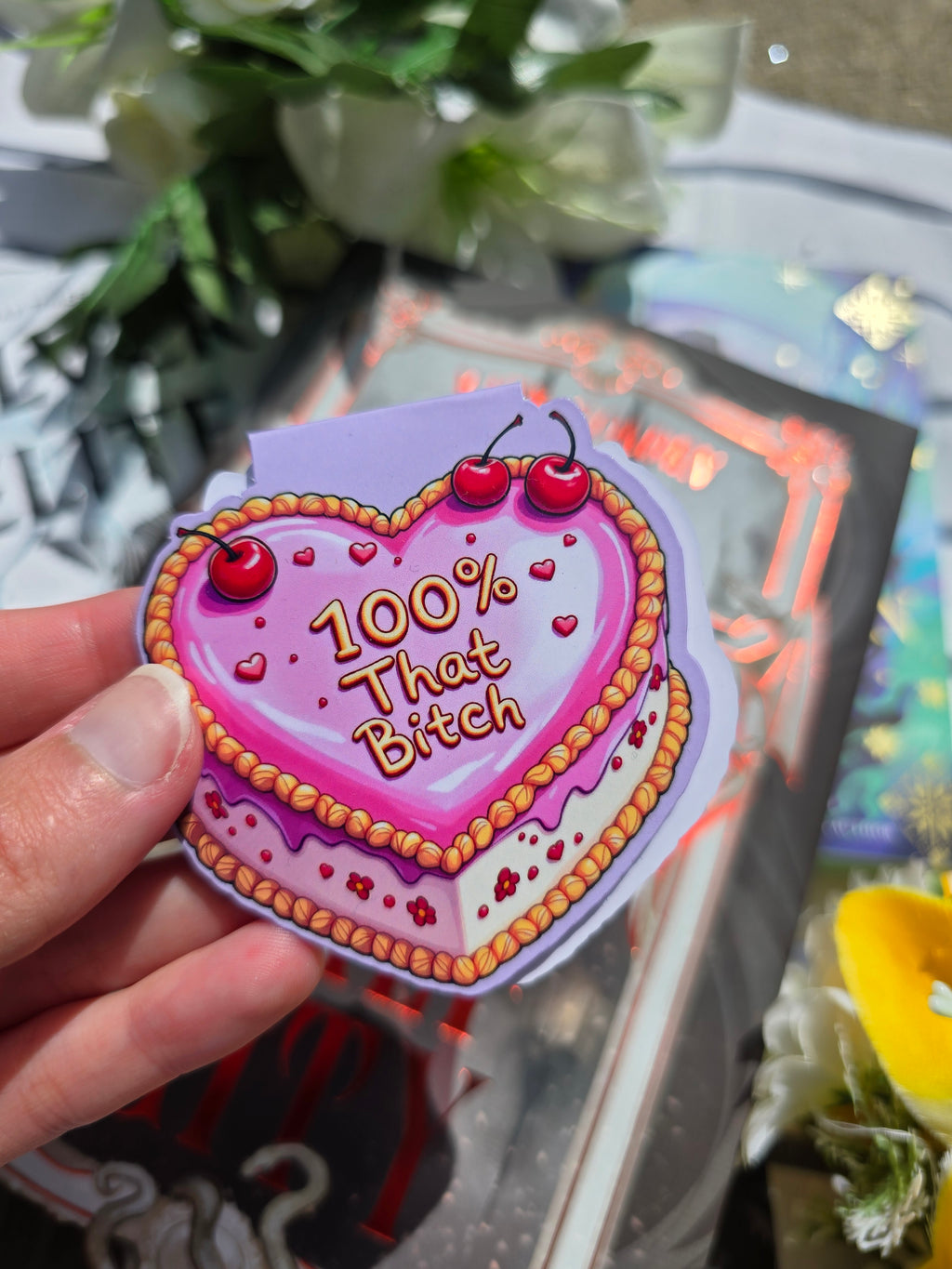 100% That B*tch Magnetic Bookmark
