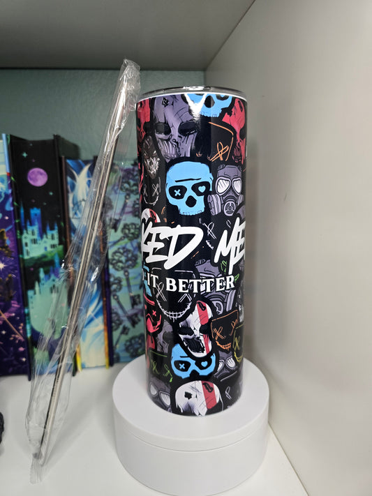 Masked Men Bookish 20oz Stainless Steel Tumbler