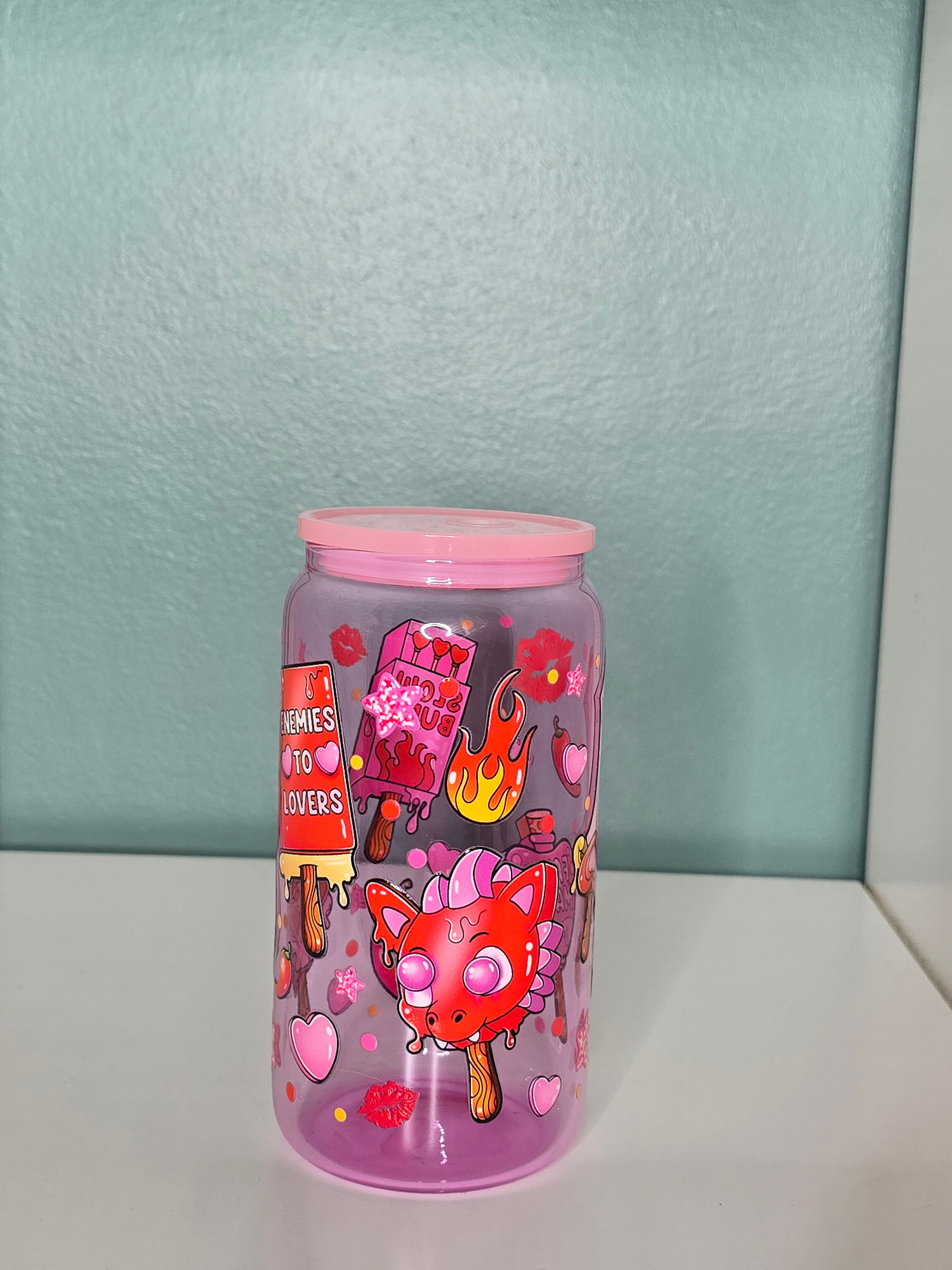 Bookish 16oz Glass Tumbler