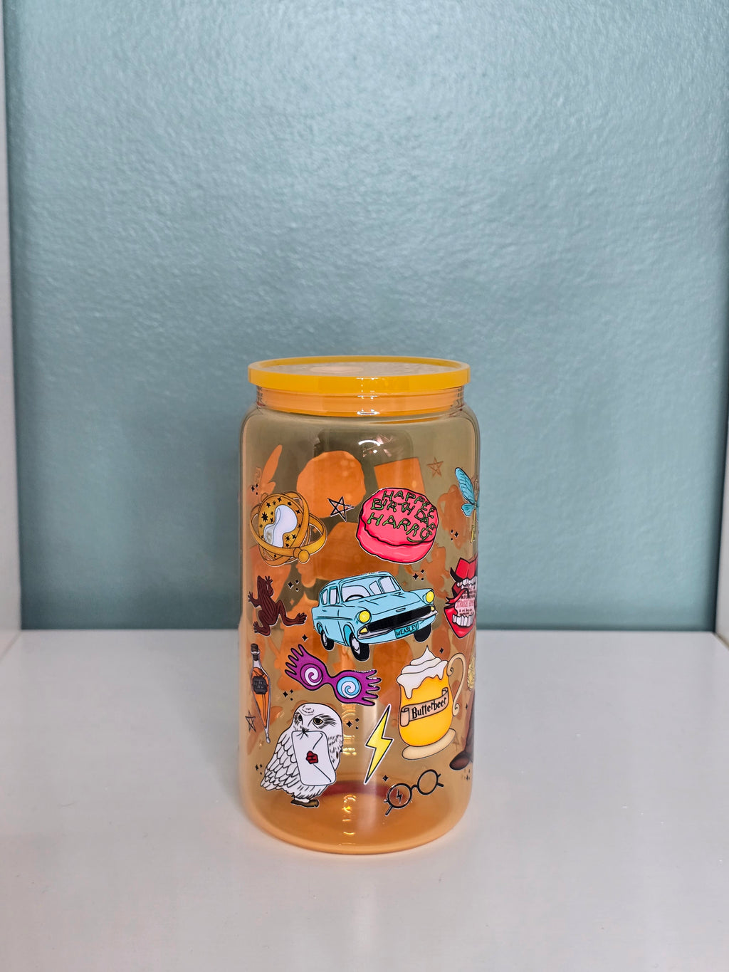 Wizard 16oz Glass Tumbler