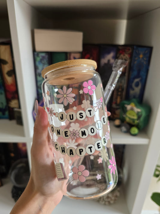 One More Chapter 16oz Glass Tumbler
