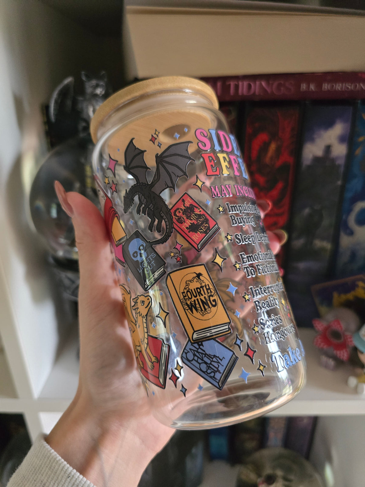 Side Effects 16oz Glass Tumbler