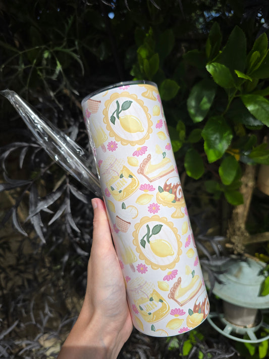 Lemon 20oz Stainless Steel Tumbler