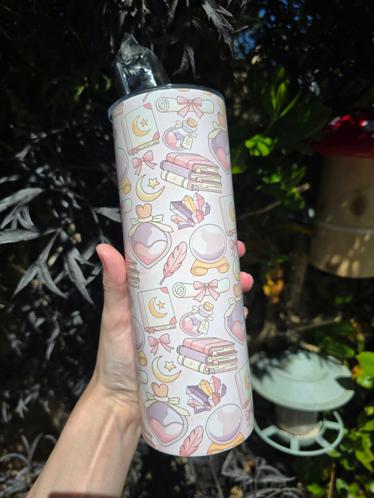 Whimsical Bookish 20oz Stainless Steel Tumbler