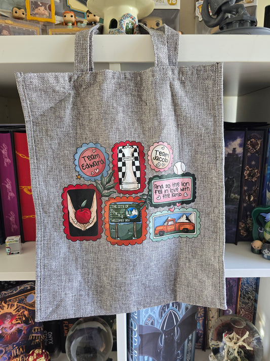Hoa Hoa Linen Tote Bag