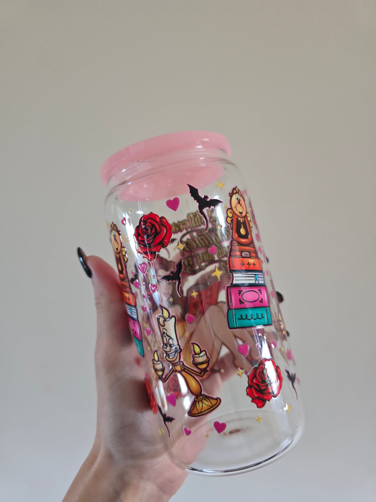 Fantasy Reader 16oz Glass Tumbler