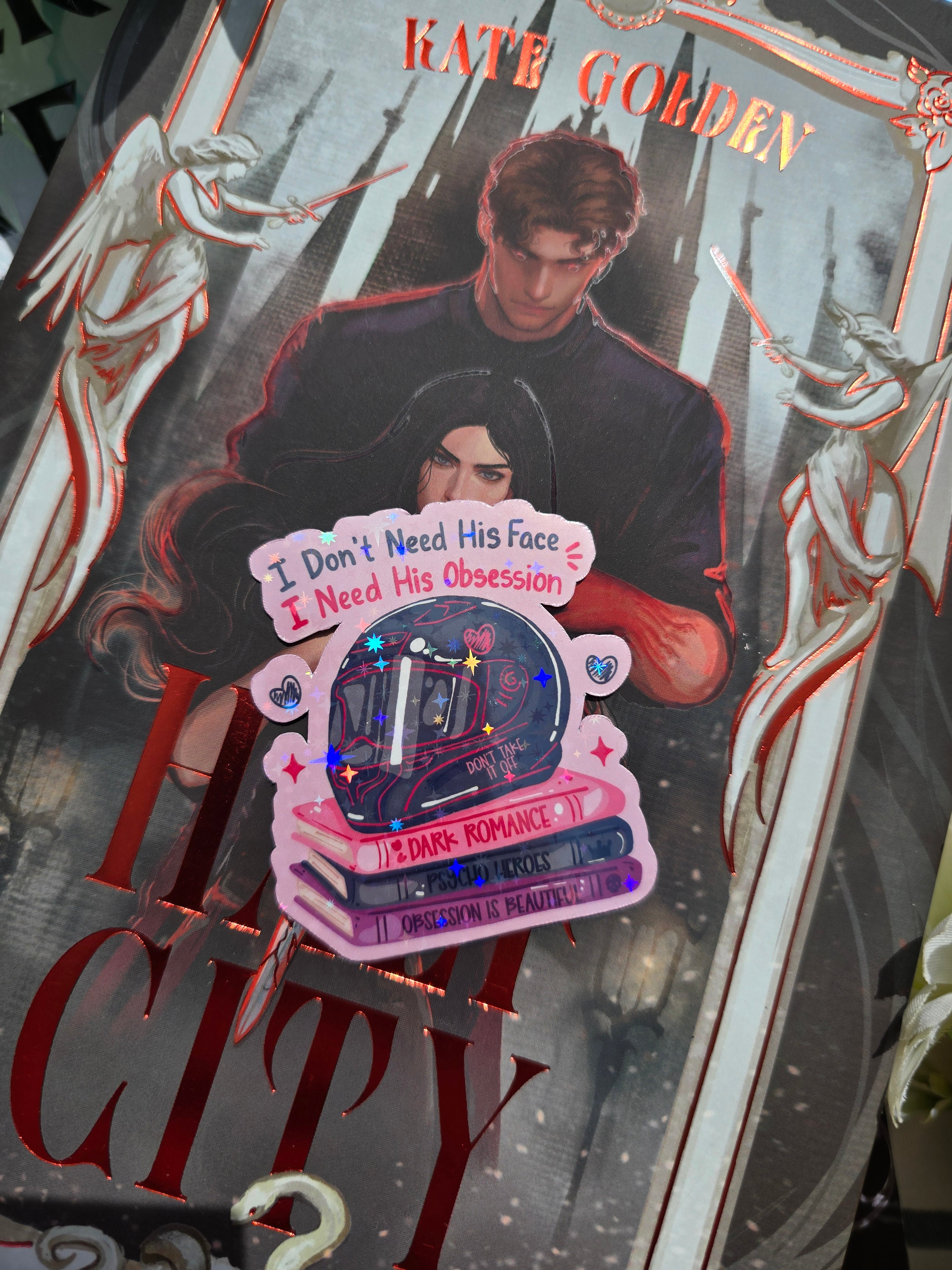 I Don't Need His Face Sticker