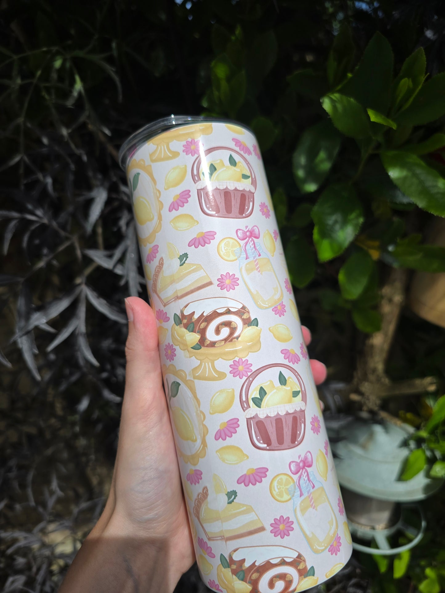 Lemon 20oz Stainless Steel Tumbler