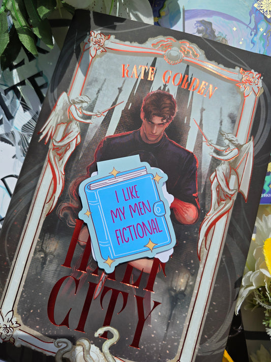 I Like My Men Fictional Magnetic Bookmark