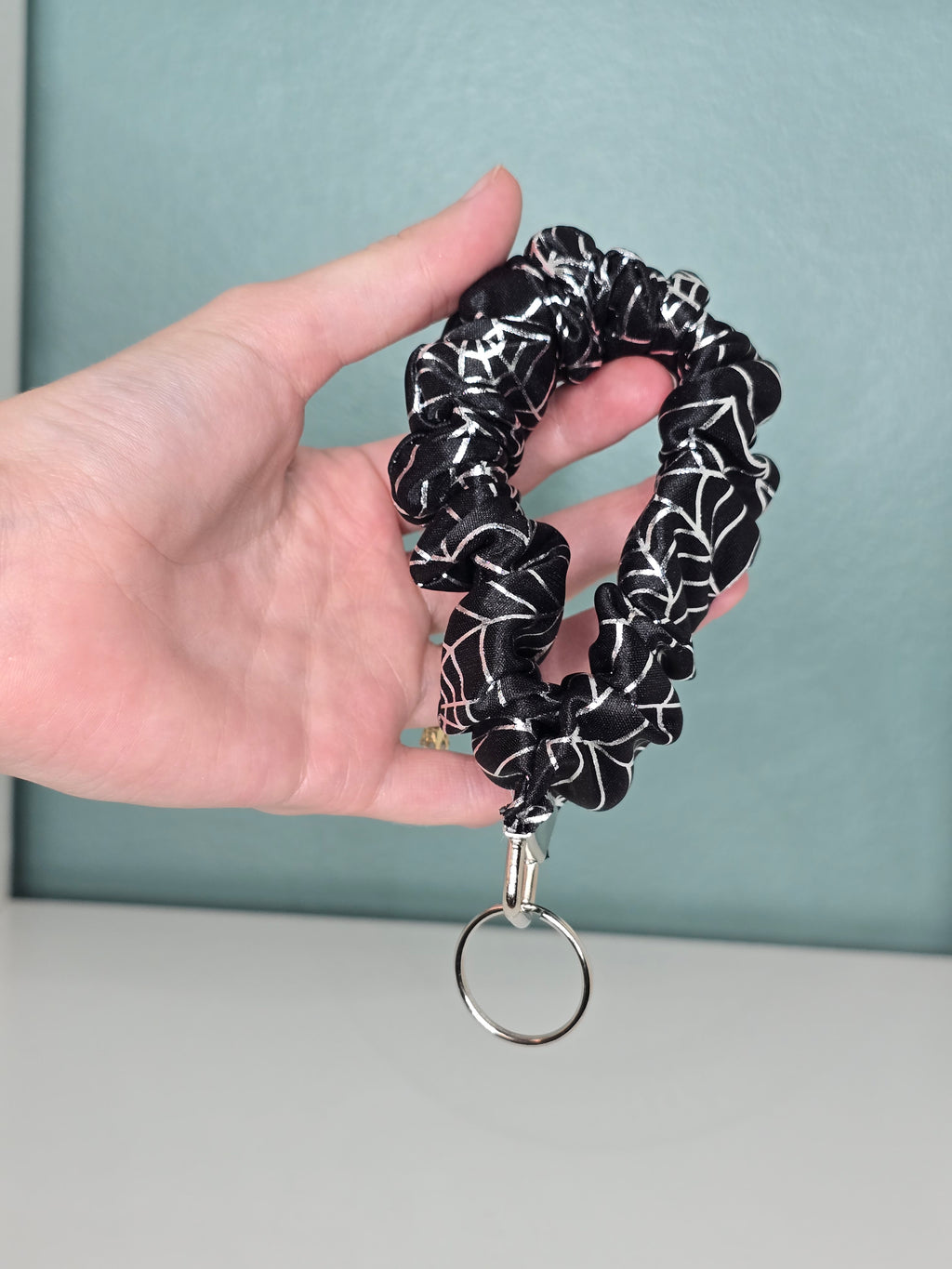 Spiderweb Scrunchie and Key Comfy