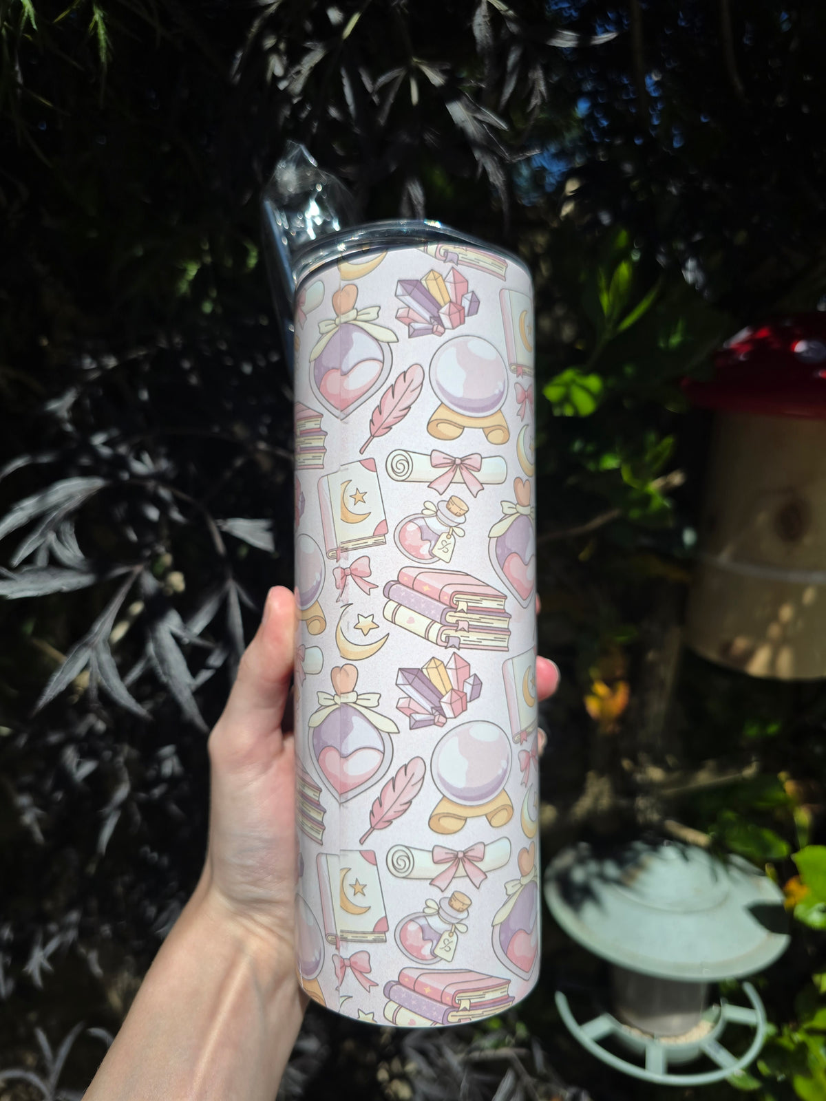 Whimsical Bookish 20oz Stainless Steel Tumbler