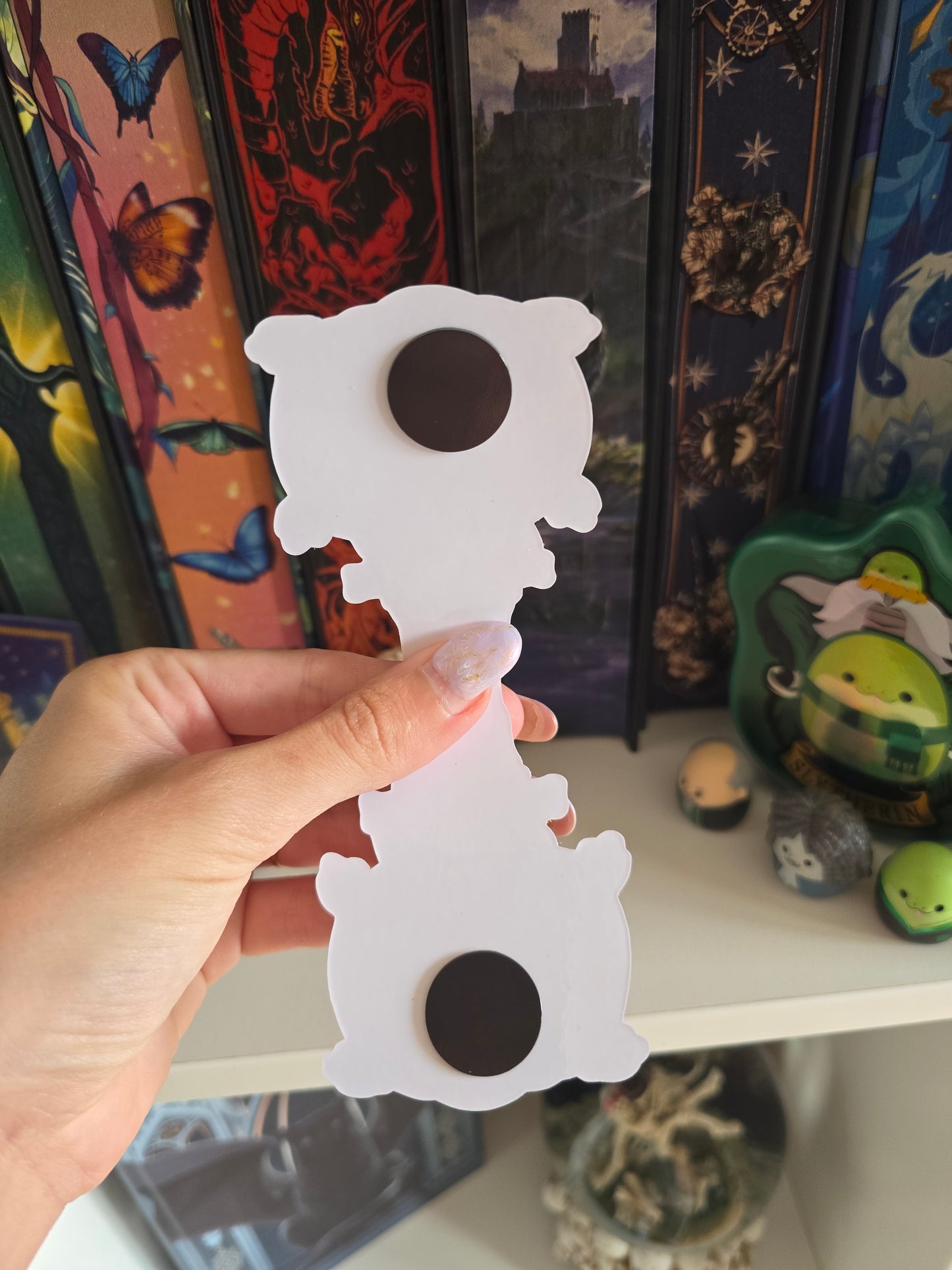 Pumpkin Cat Magnetic Bookmark