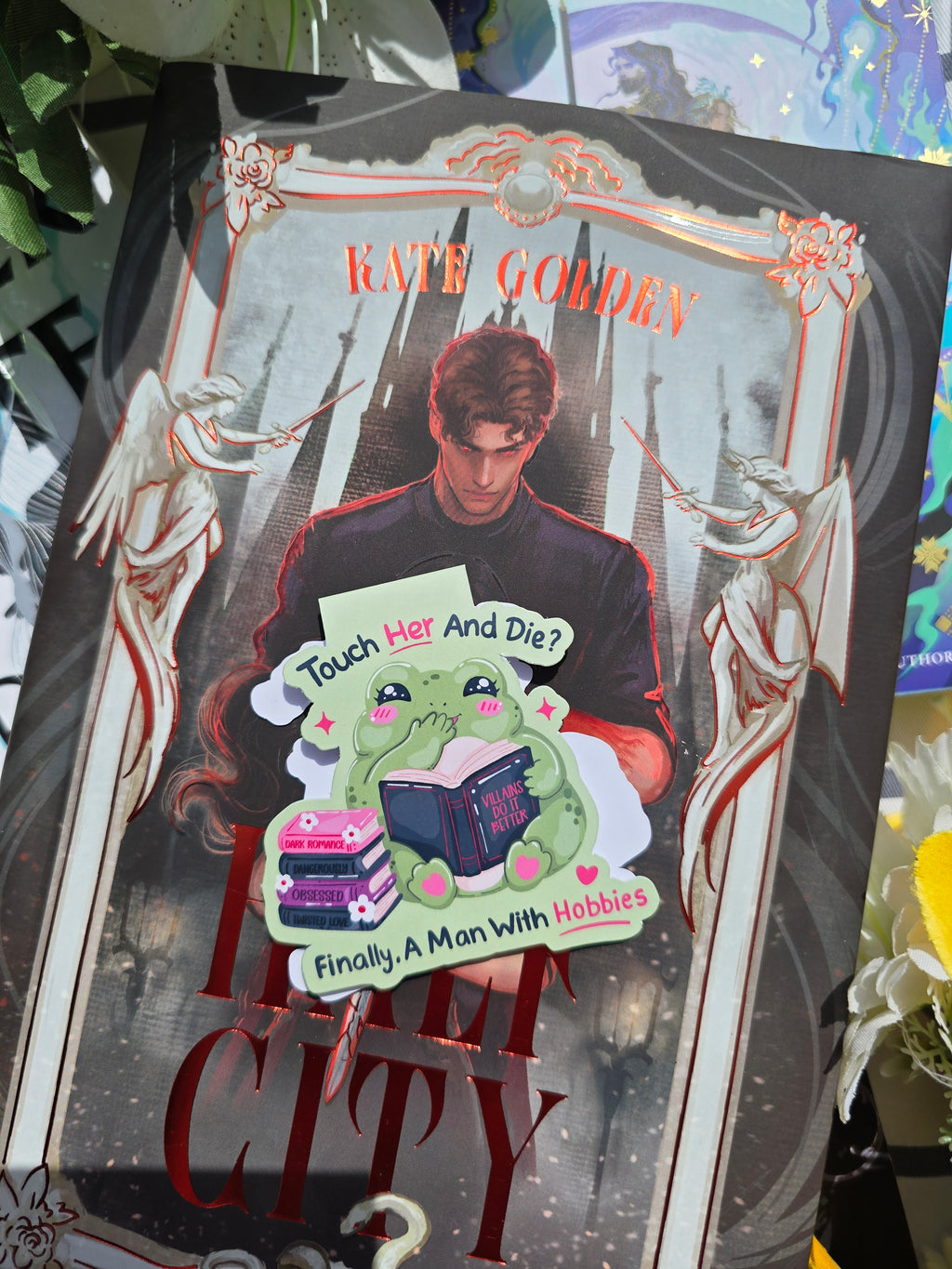 "Touch Her And Die" Magnetic Bookmark