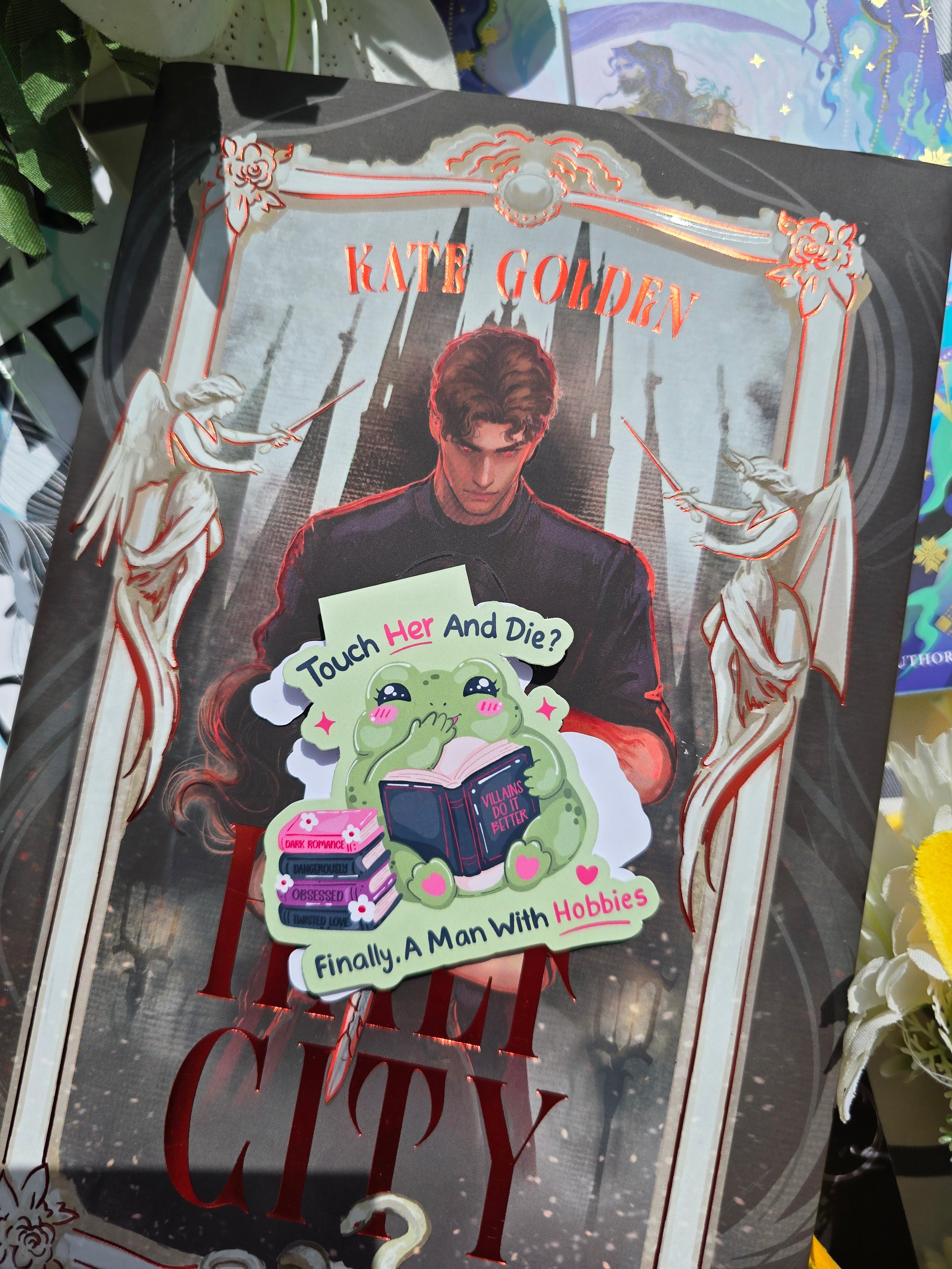 "Touch Her And Die" Magnetic Bookmark